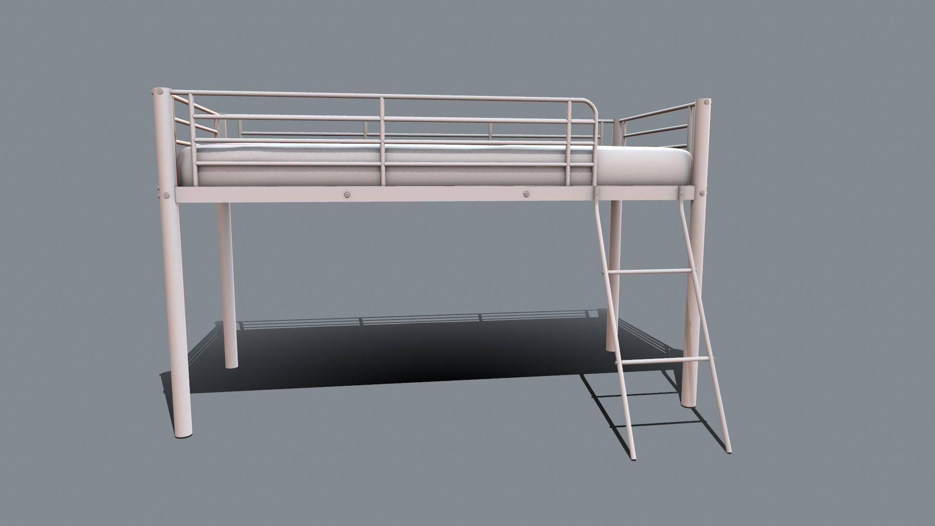 Bunk Bed 3D model_6