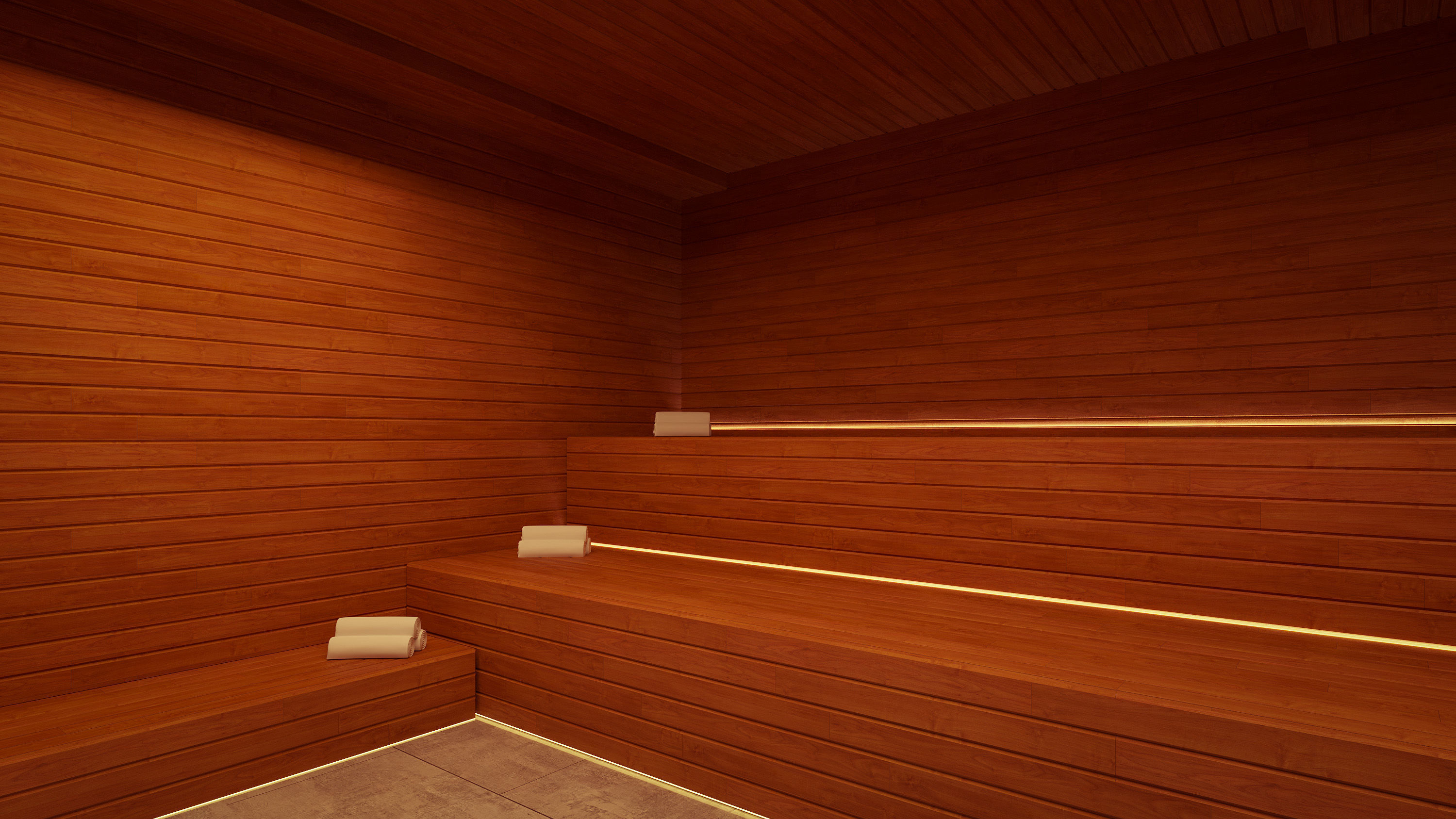 spa and sauna hall 3d model 3D model_5