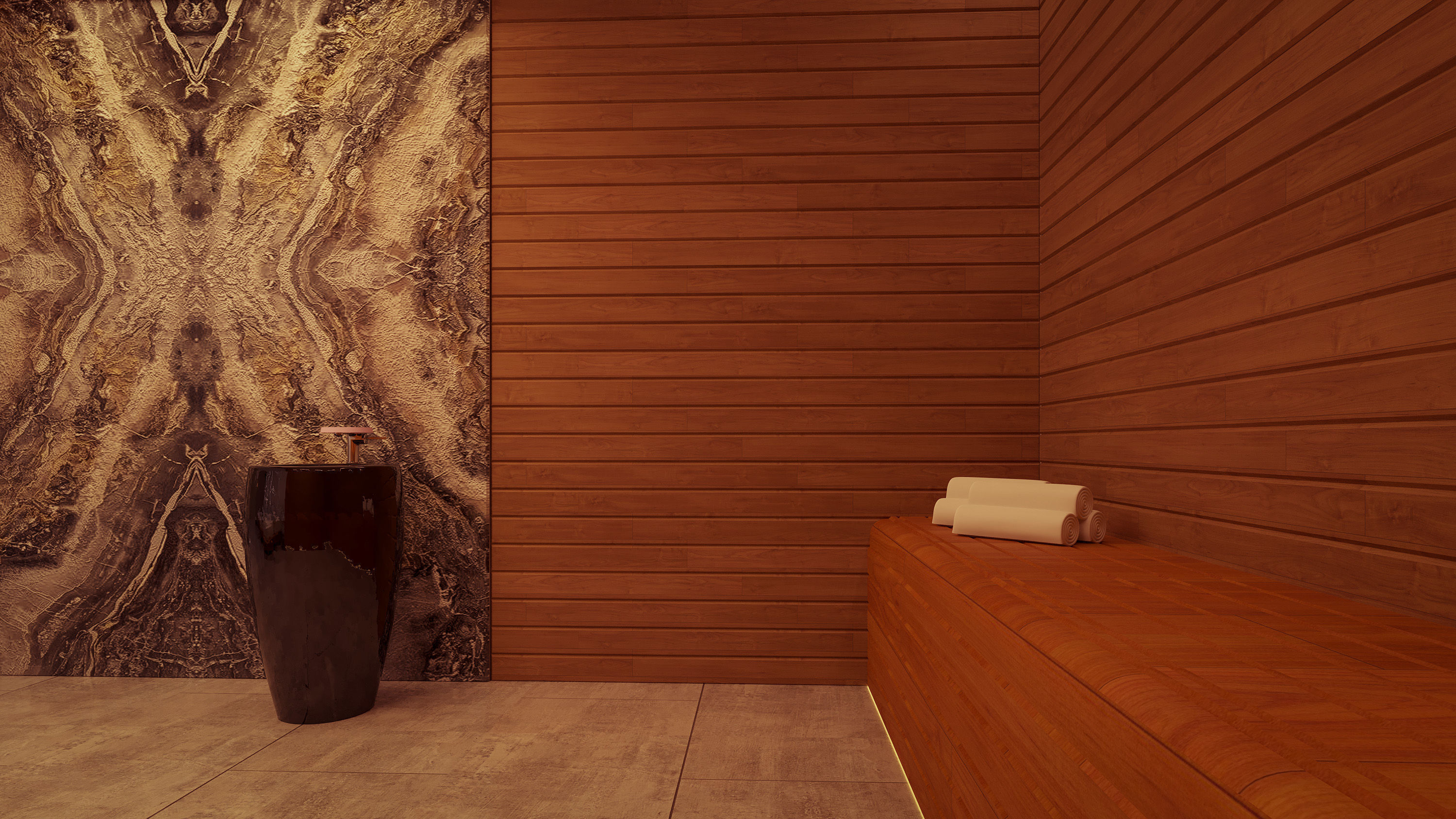 spa and sauna hall 3d model 3D model_6