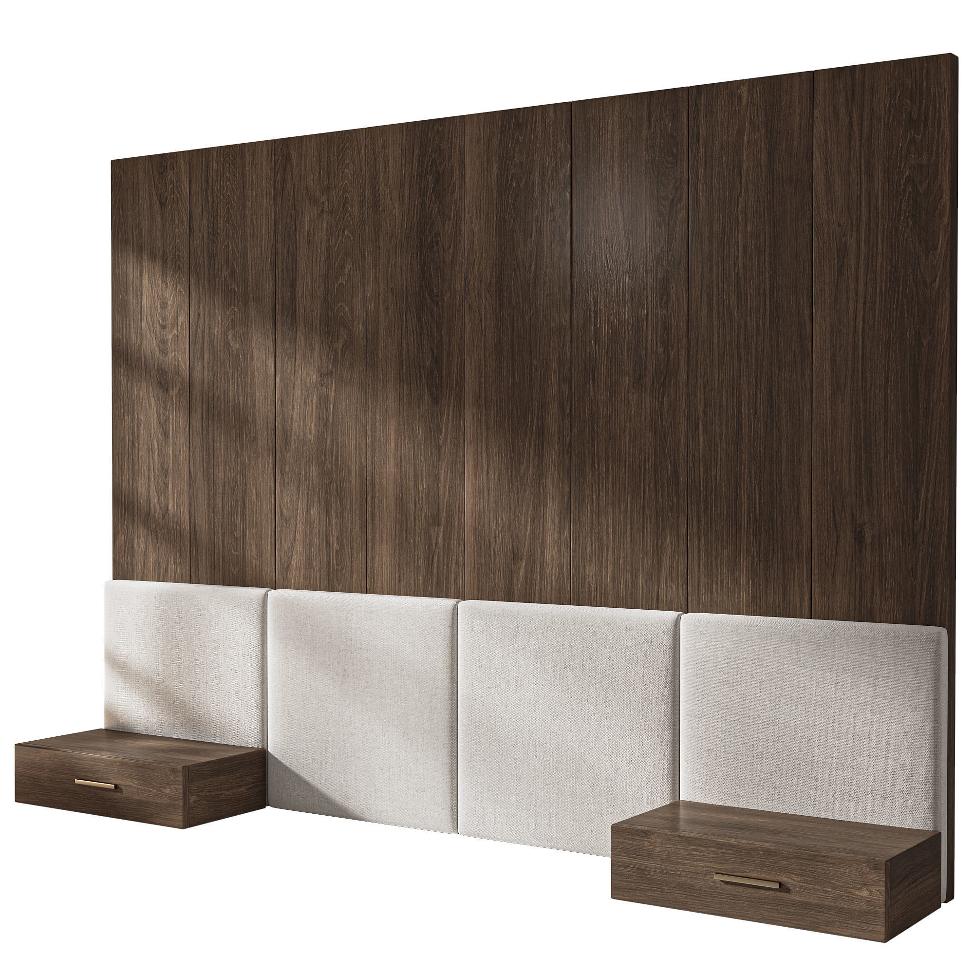 Decorative wall panel composition 3 3D model_6