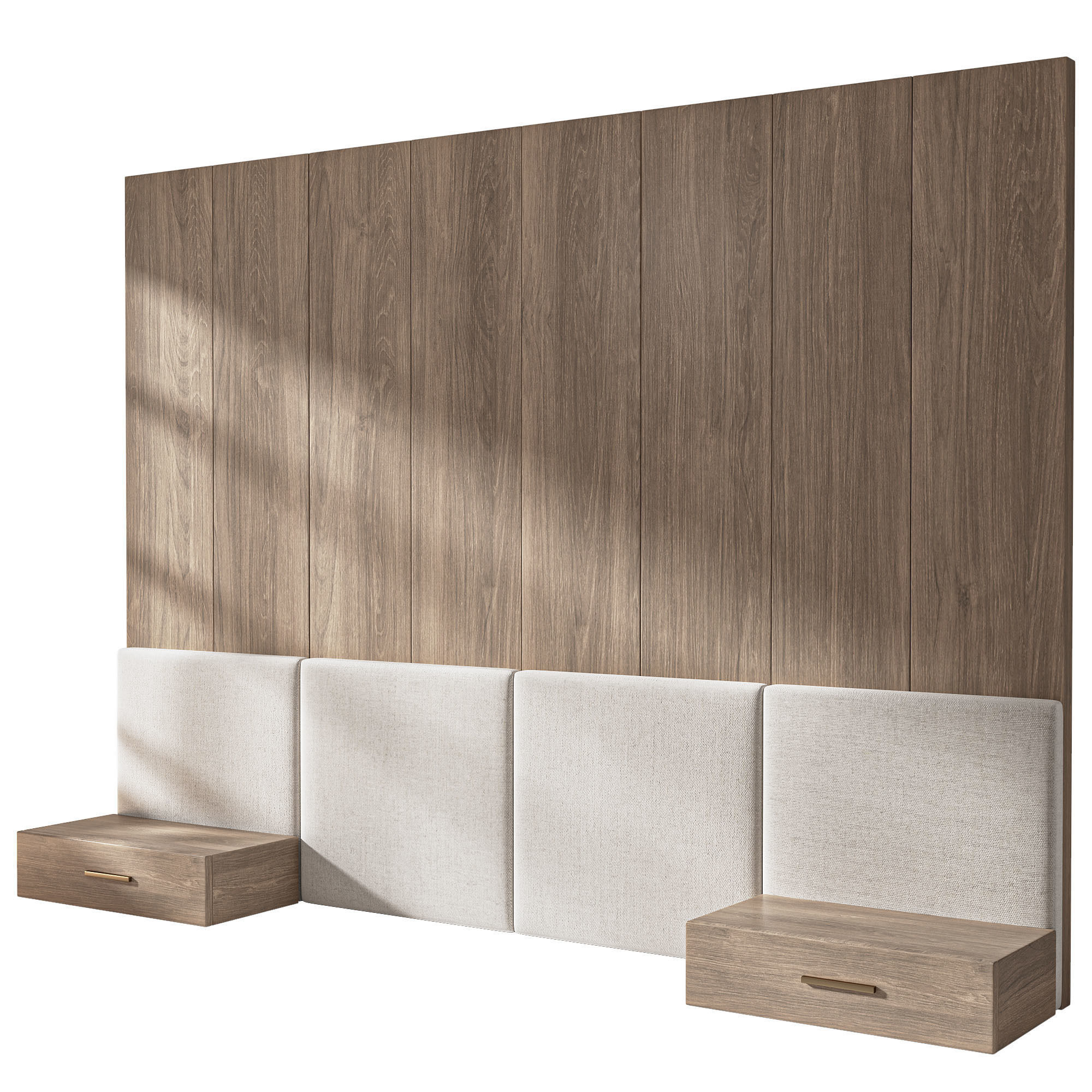 Decorative wall panel composition 3 3D model_7