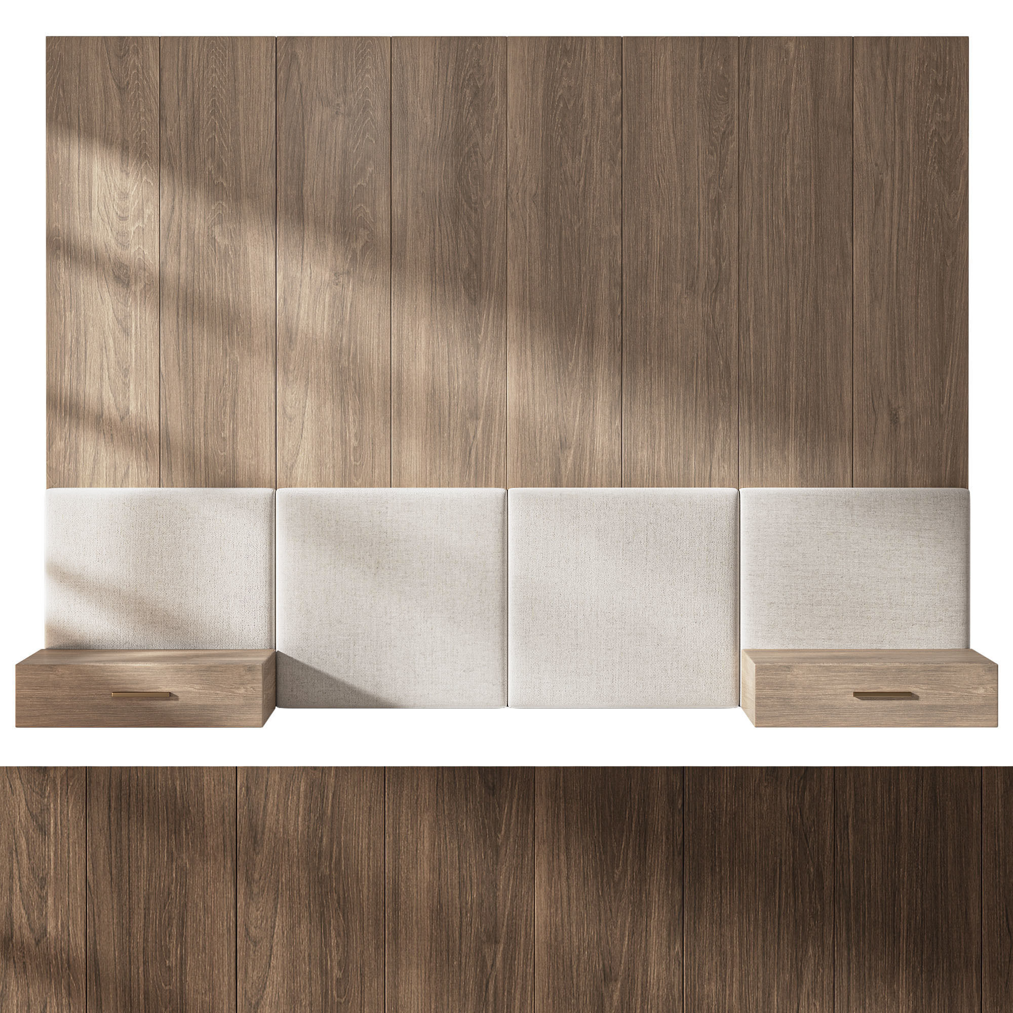 Decorative wall panel composition 3 3D model_3