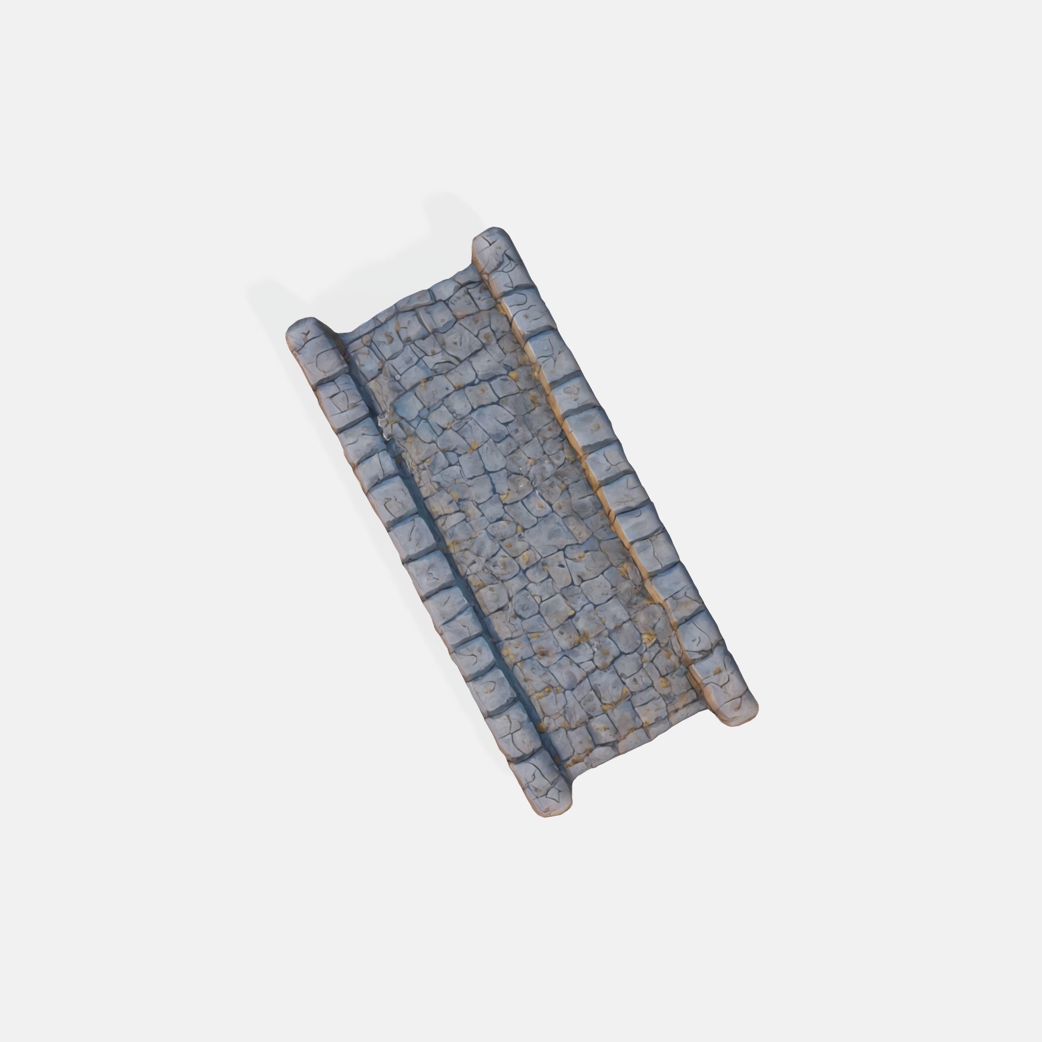A stone bridge 3D model_3