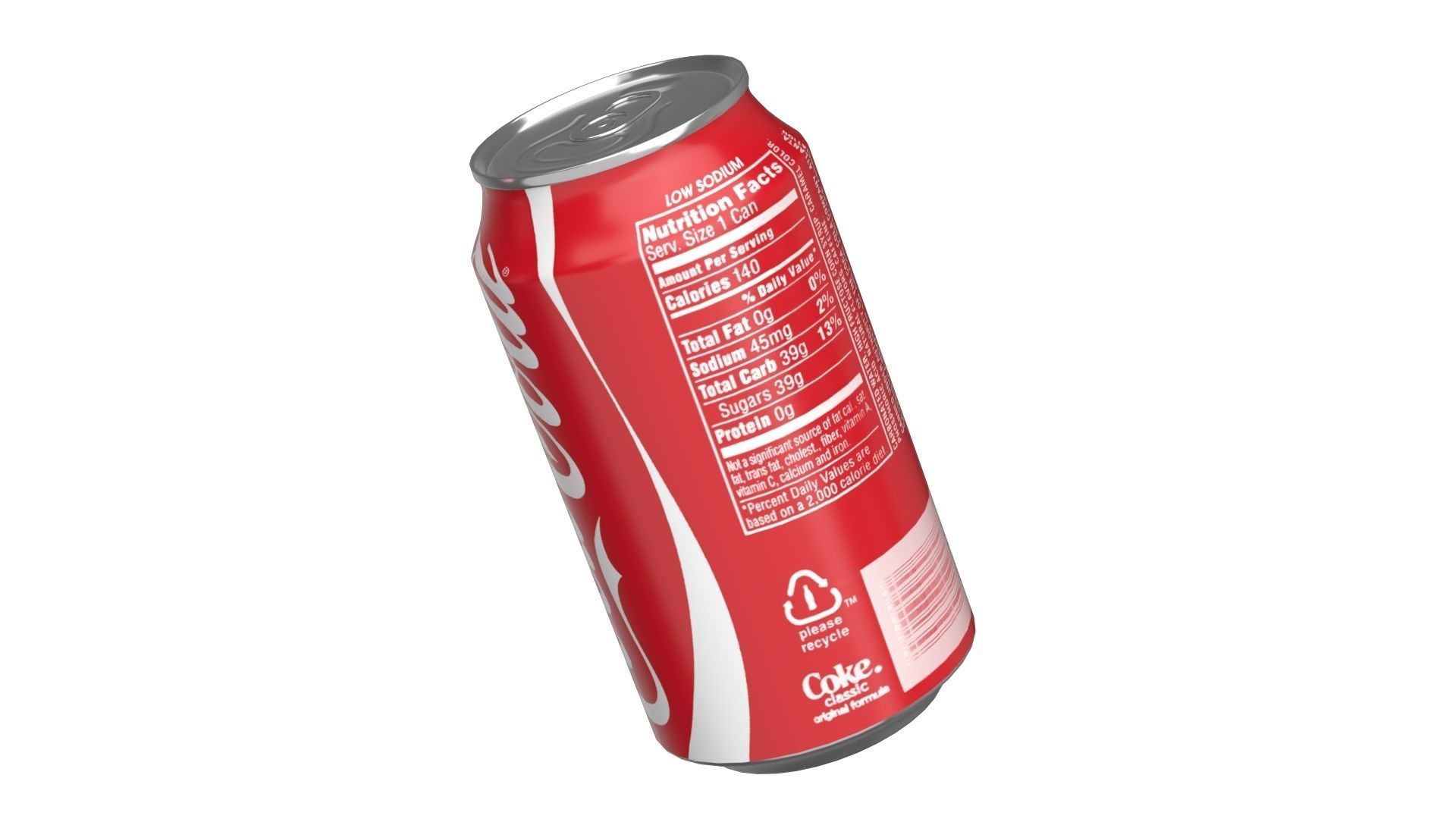 Coca Cola Drink Can 355ml 11 Low-poly 3D model_11