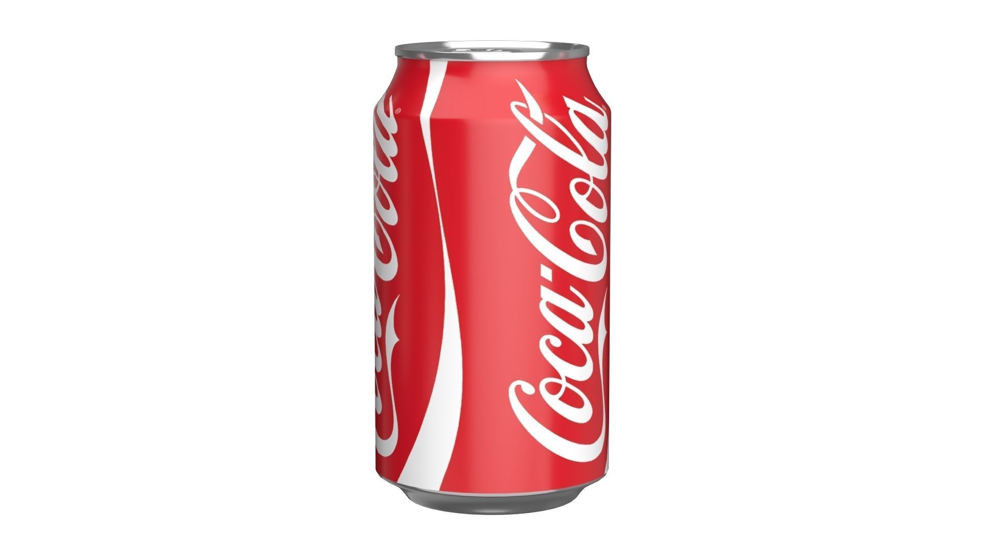 Coca Cola Drink Can 355ml 11 Low-poly 3D model_1