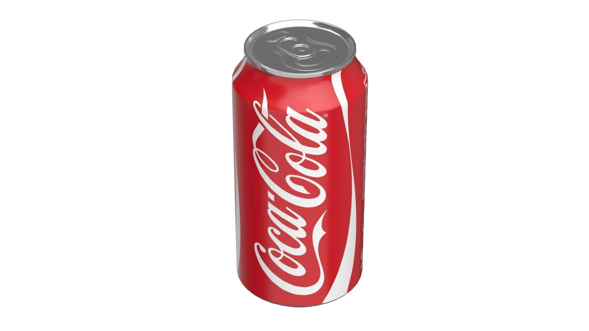 Coca Cola Drink Can 375ml 12 Low-poly 3D model_7