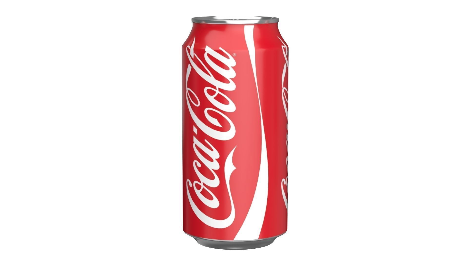 Coca Cola Drink Can 375ml 12 Low-poly 3D model_2