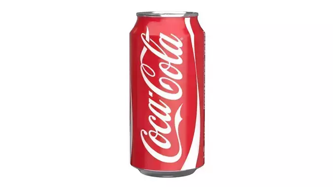 Coca Cola Drink Can 375ml 12 Low-poly 3D model