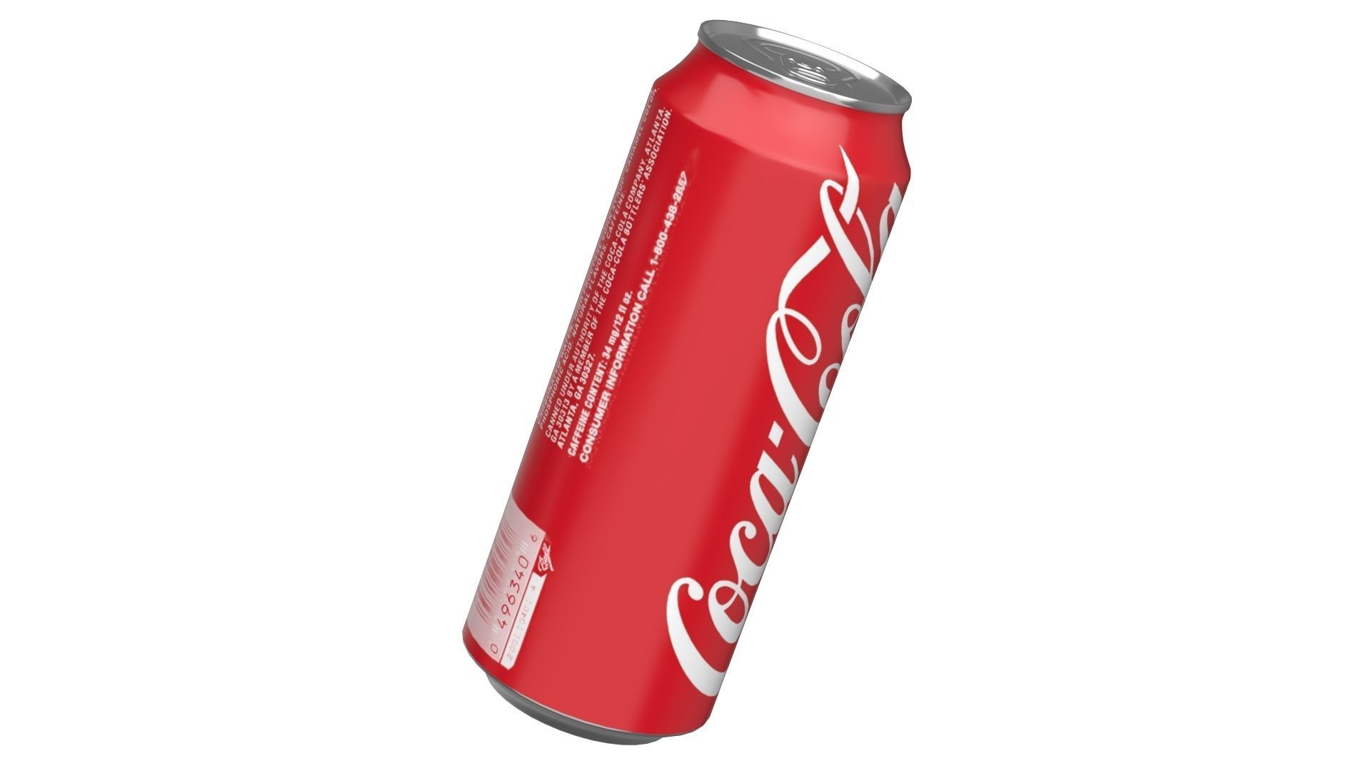 Coca Cola Drink Can 500ml 14 Low-poly 3D model_8