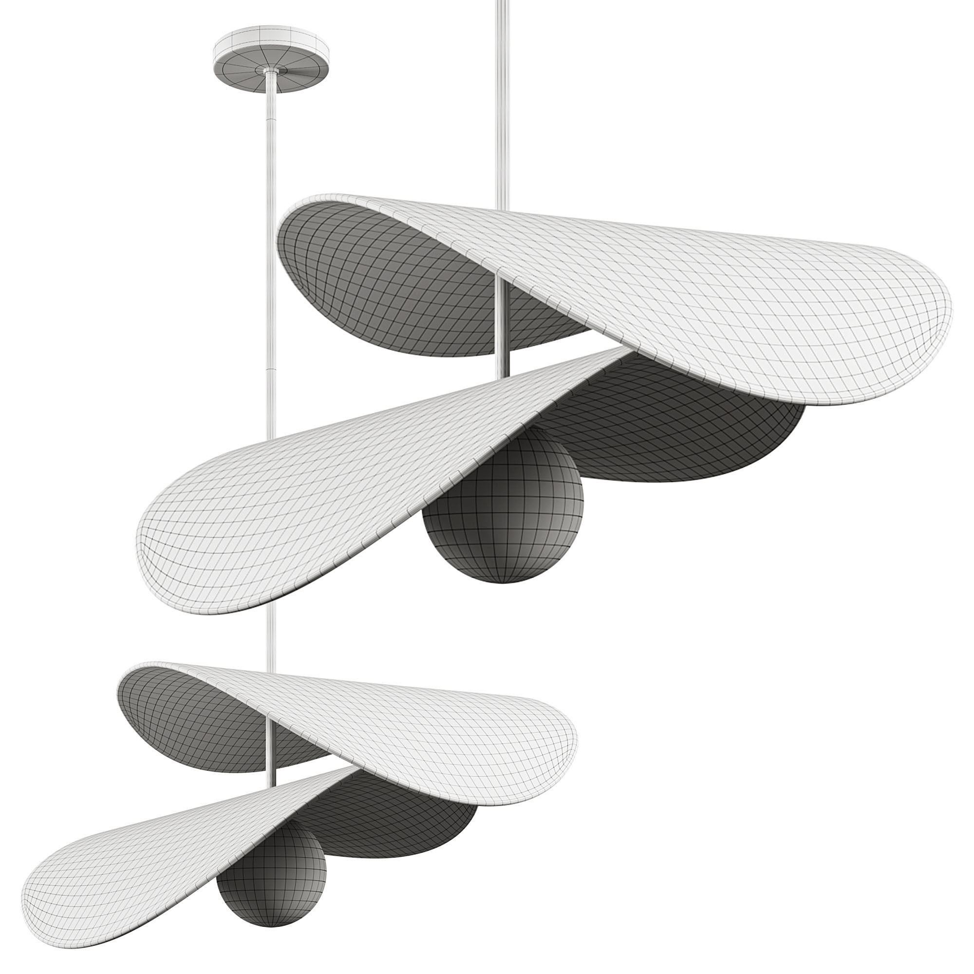 Olivia Pendant Light 3D model_4