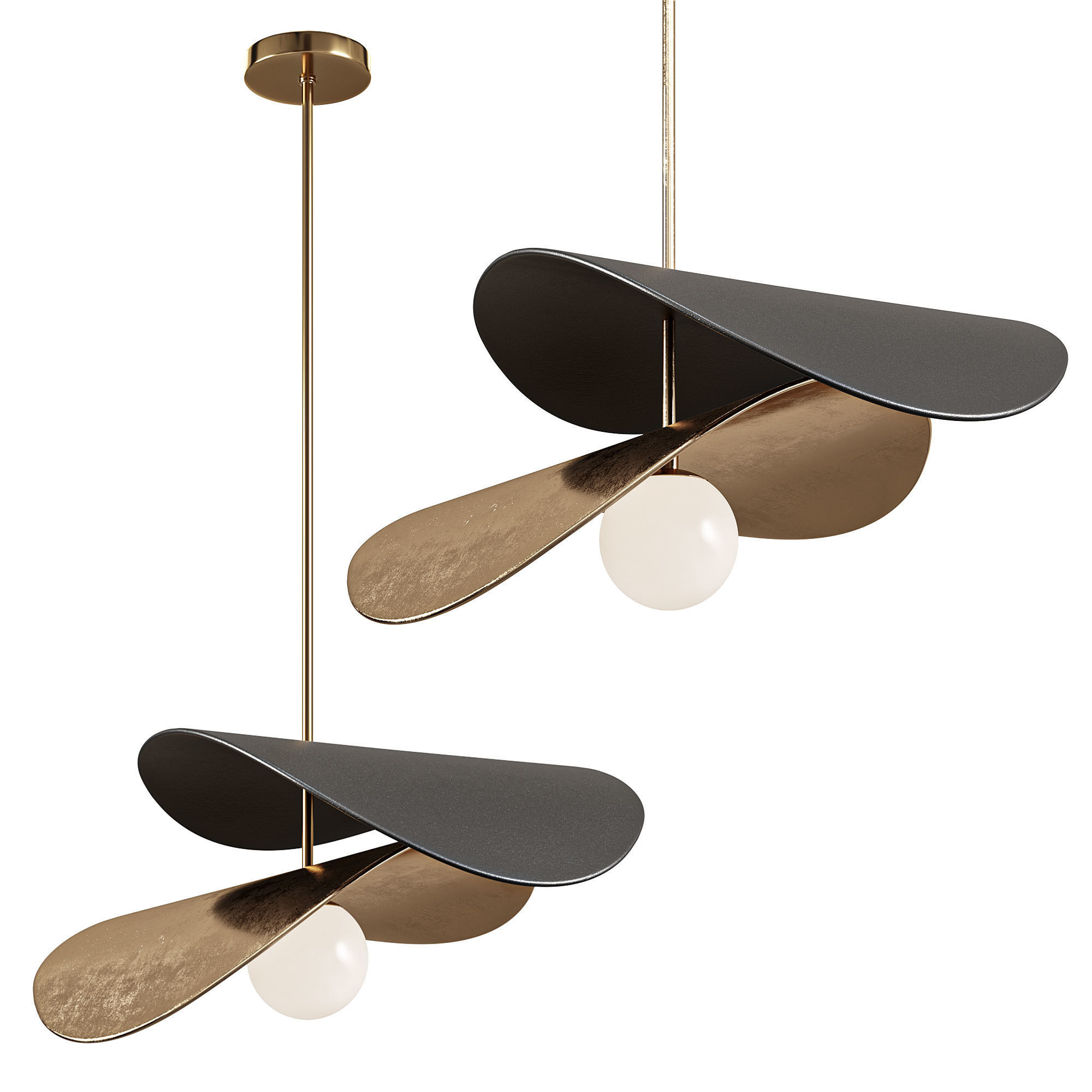 Olivia Pendant Light 3D model_5