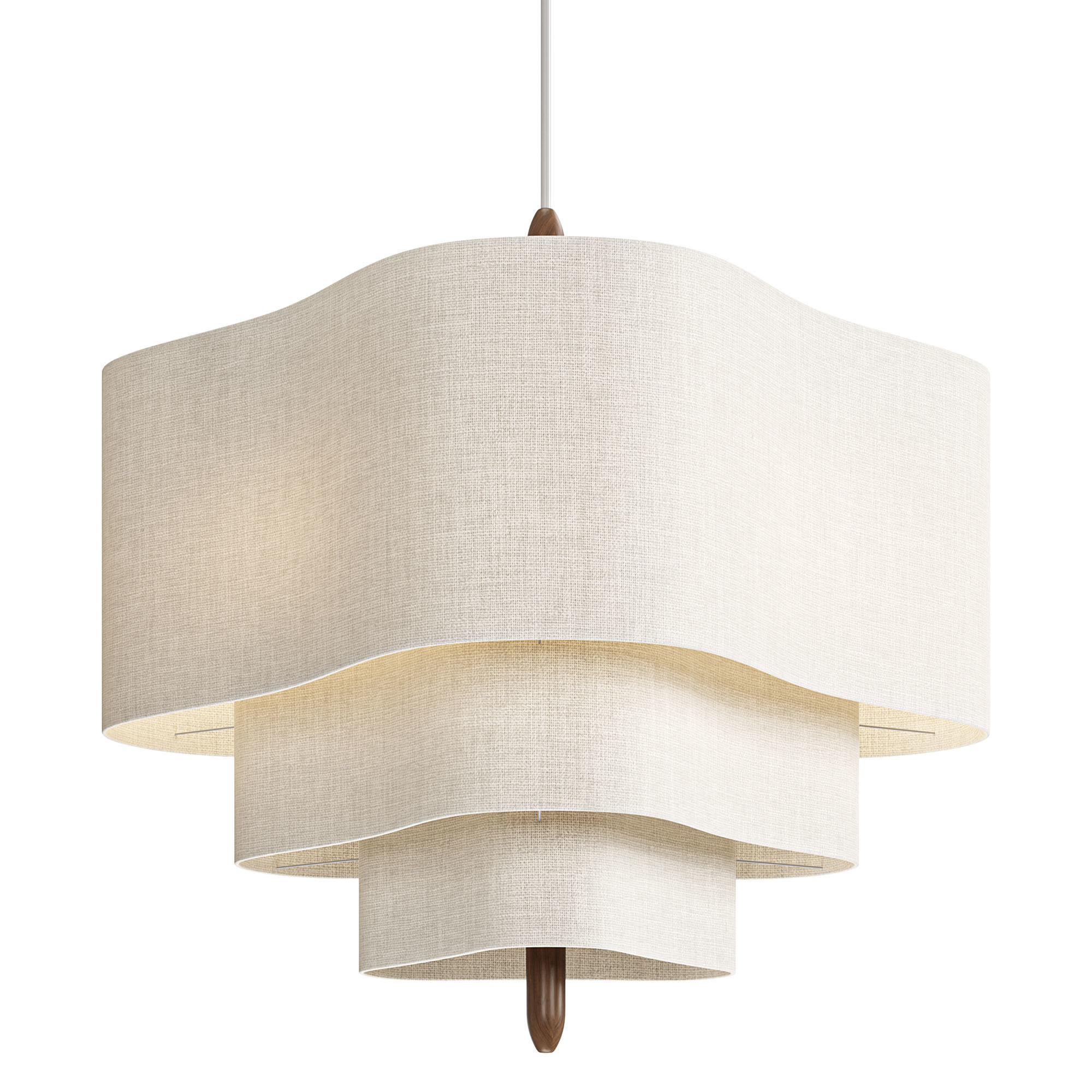 Pebble Pendant Lamp 3D model_5