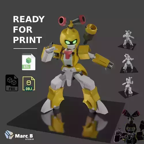 MetaBee  KBT05-C Saikachis STL 3D print model