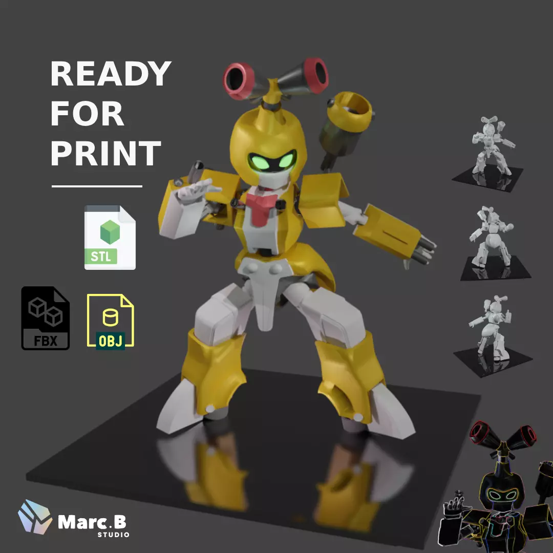 MetaBee  KBT05-C Saikachis STL 3D print model_0