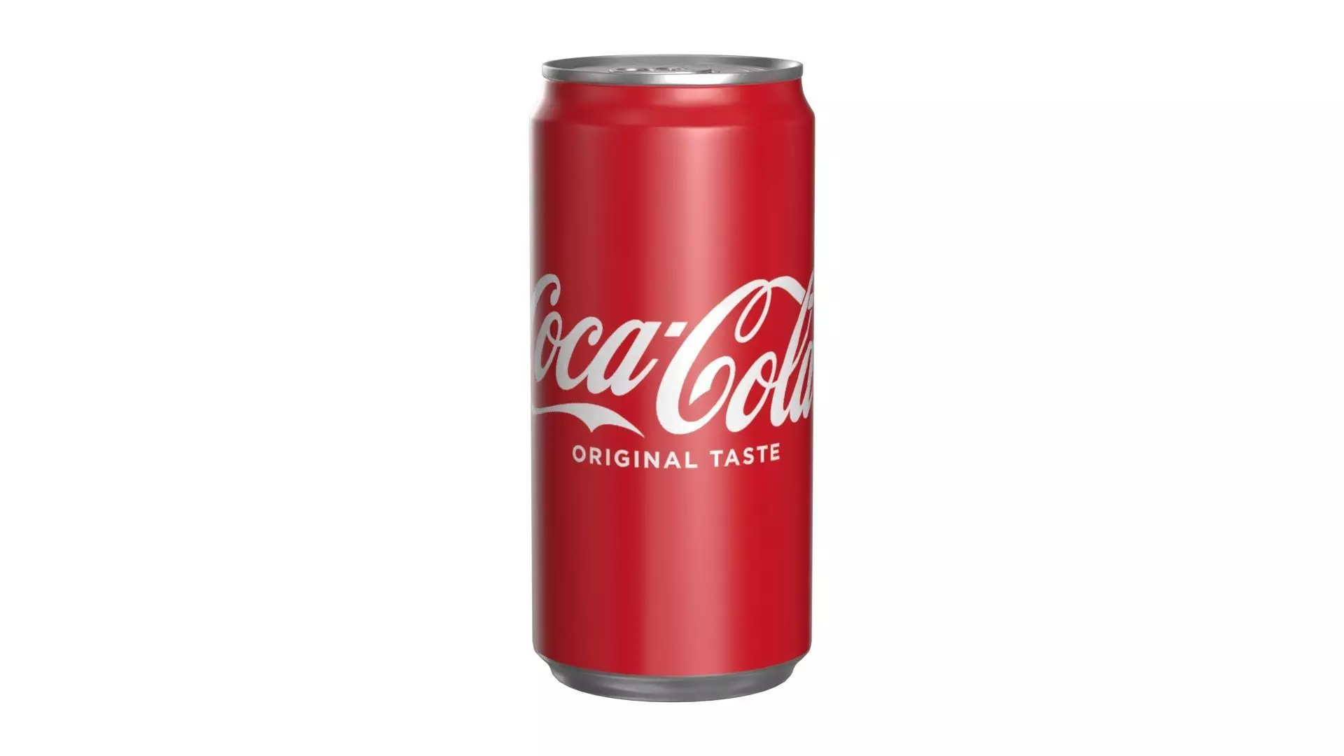 Coca Cola Drink Can Sleek 250ml 17 Low-poly 3D model