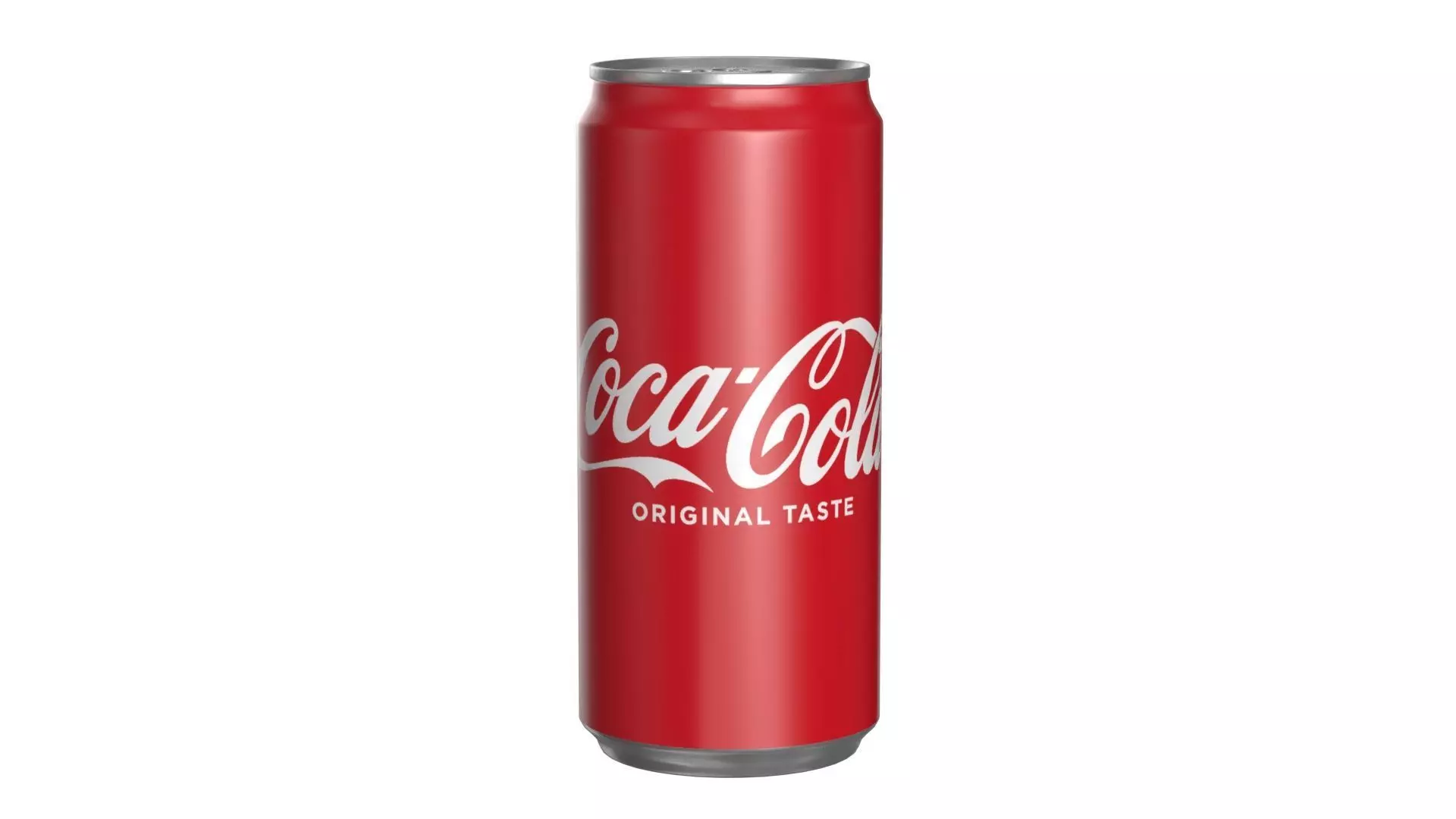 Coca Cola Drink Can Sleek 270ml 18 Low-poly 3D model