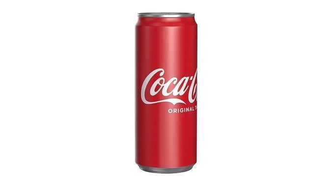 Coca Cola Drink Can Sleek 310ml 19 Low-poly 3D model 2