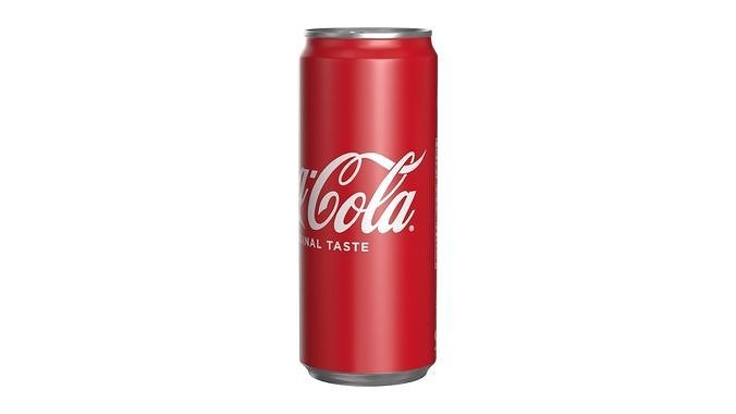 Coca Cola Drink Can Sleek 310ml 19 Low-poly 3D model 7
