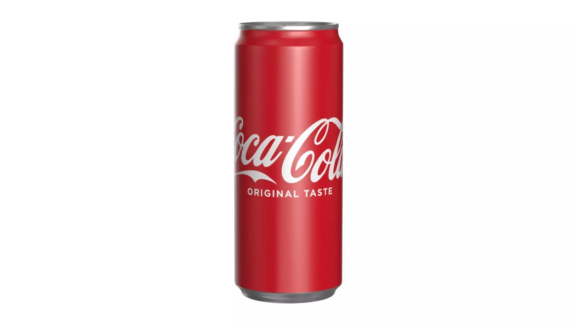 Coca Cola Drink Can Sleek 310ml 19 Low-poly 3D model
