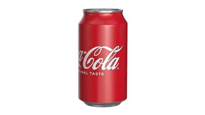 Coca Cola Drink Can 355ml 24 Low-poly 3D model 7