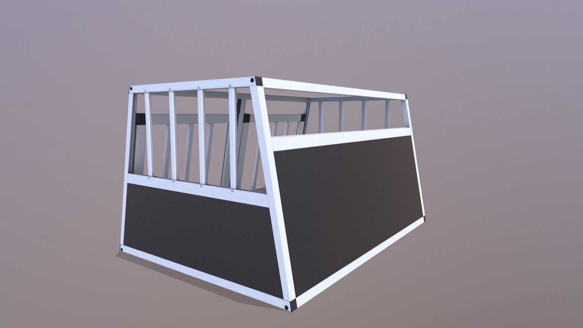 Dog Cage 3D model_5