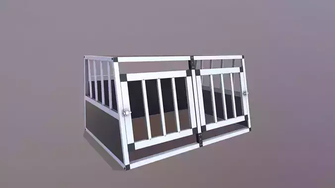 Dog Cage 3D model