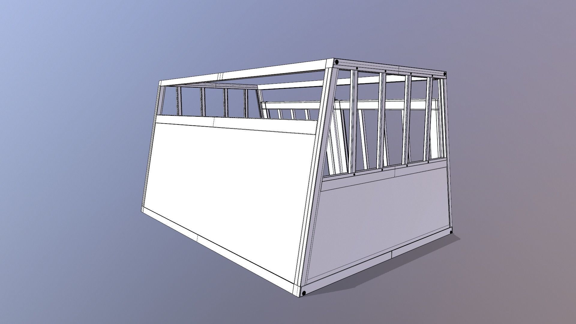 Dog Cage 3D model_13