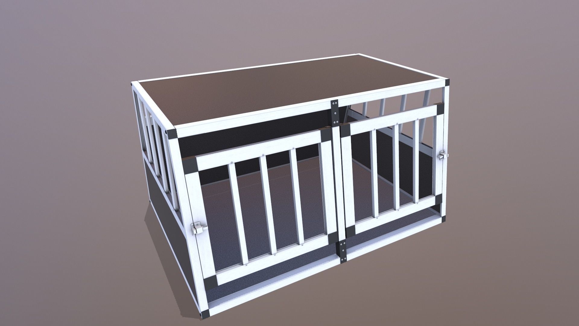 Dog Cage 3D model_8