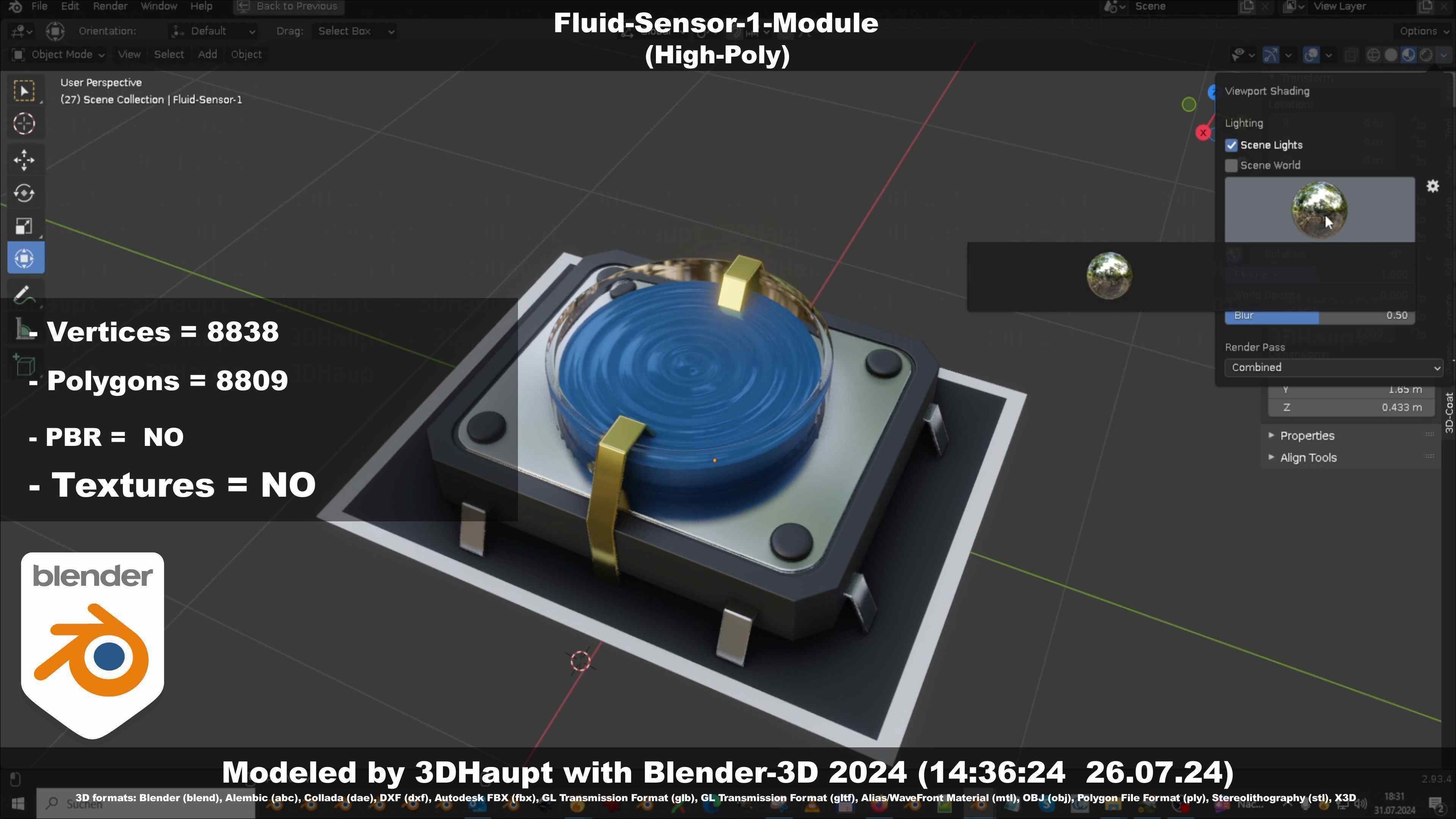 Fluid-Sensor-1-Module 3D model_101