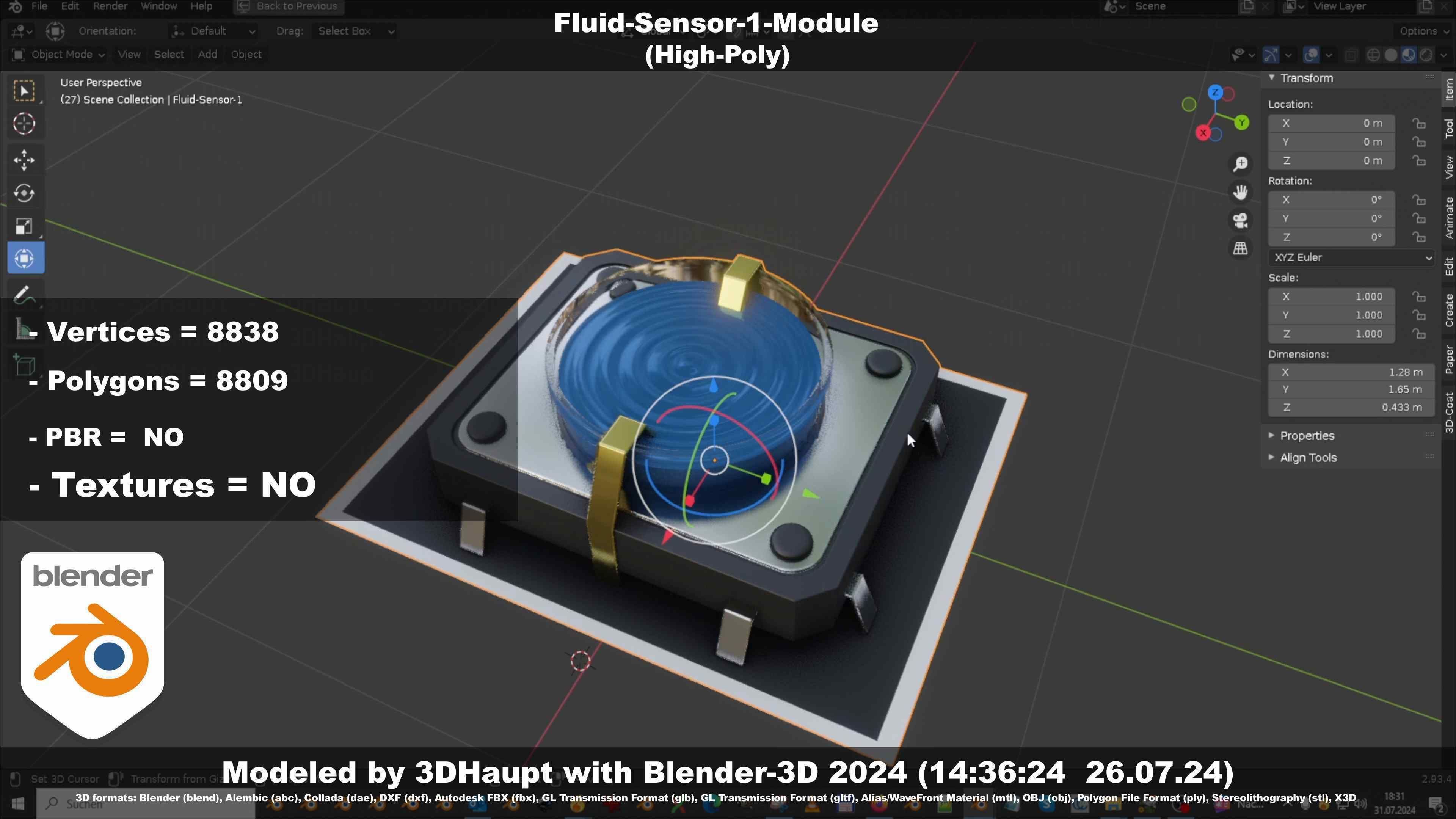 Fluid-Sensor-1-Module 3D model_55