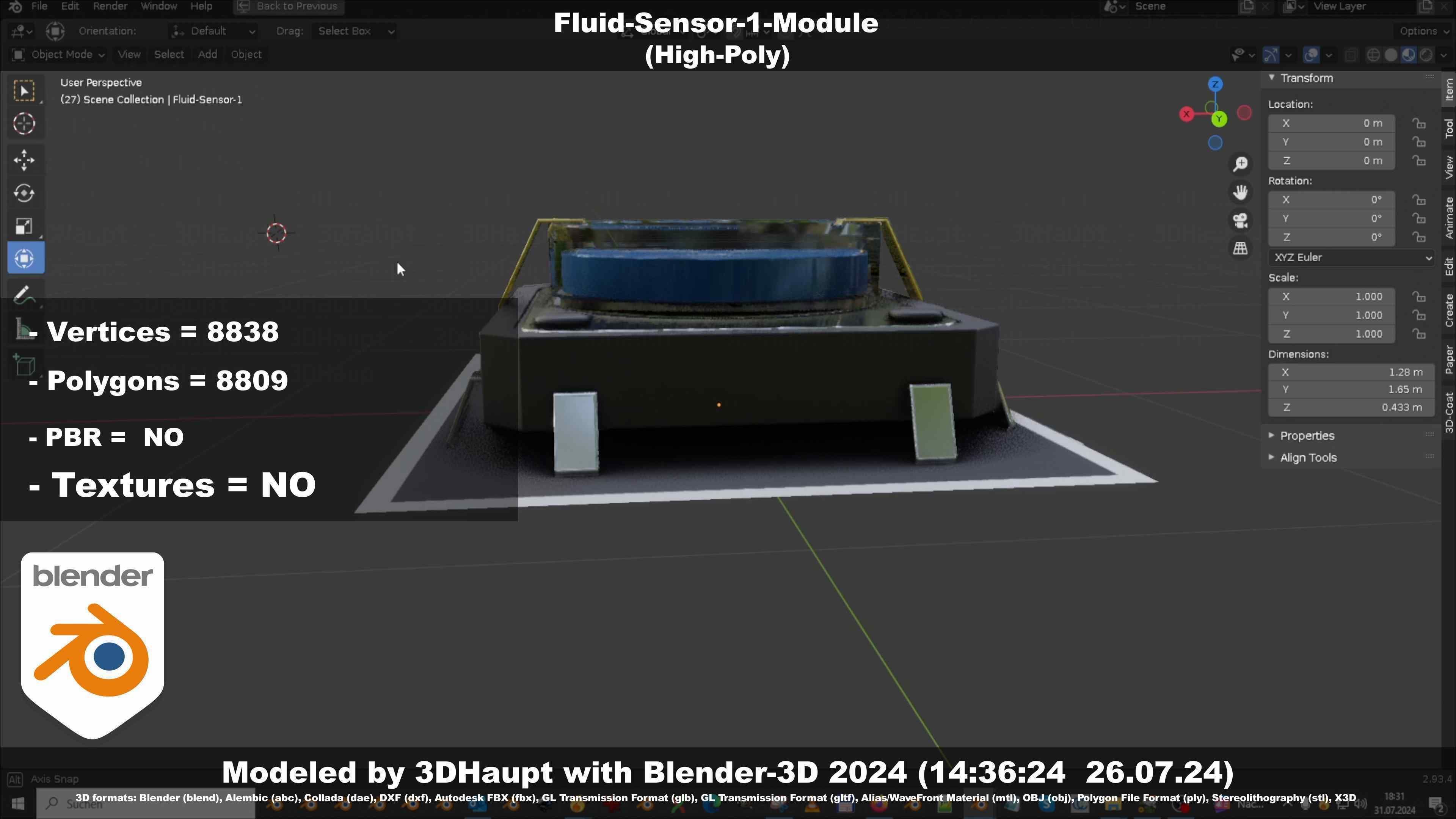 Fluid-Sensor-1-Module 3D model_86