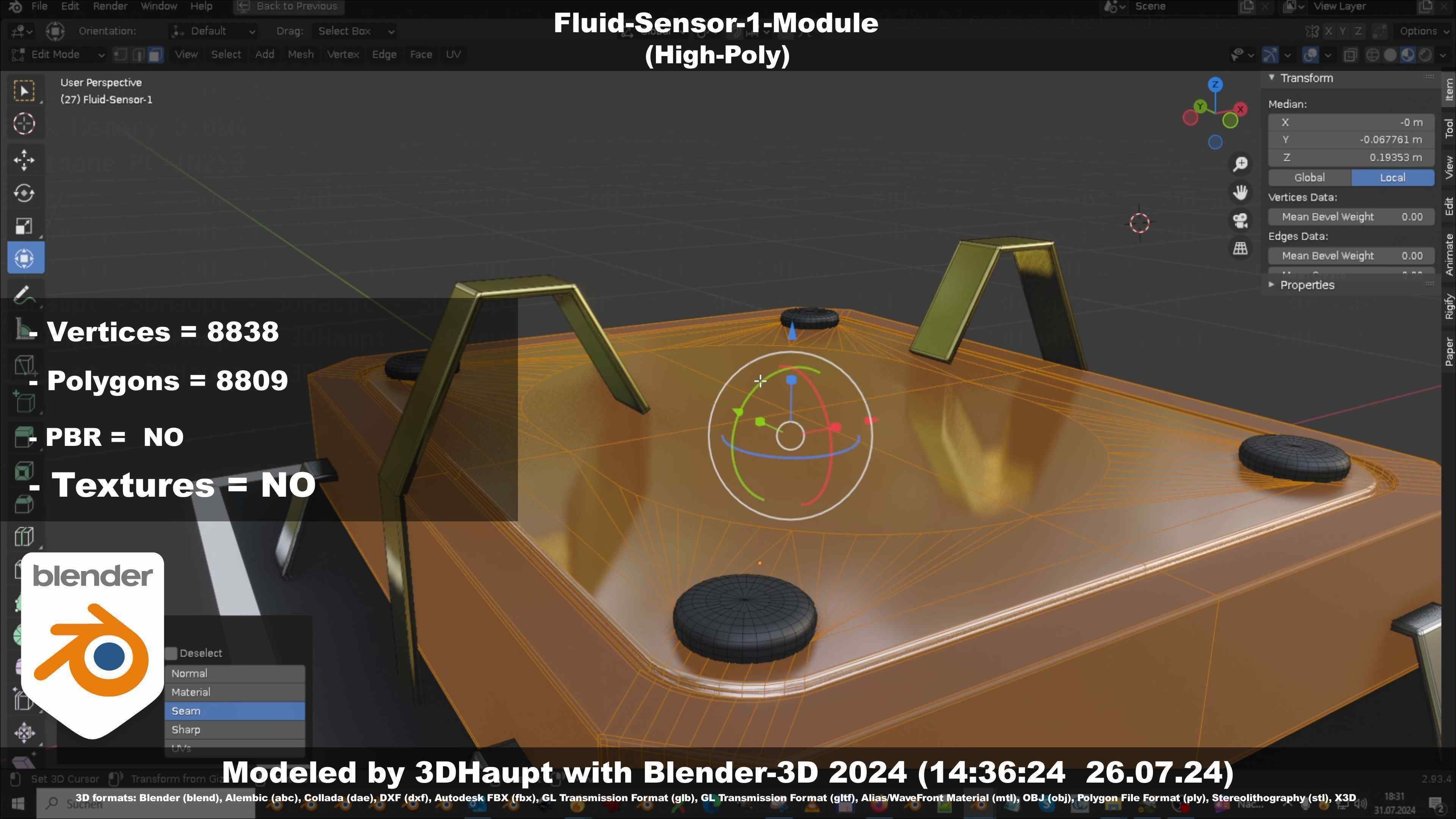 Fluid-Sensor-1-Module 3D model_46
