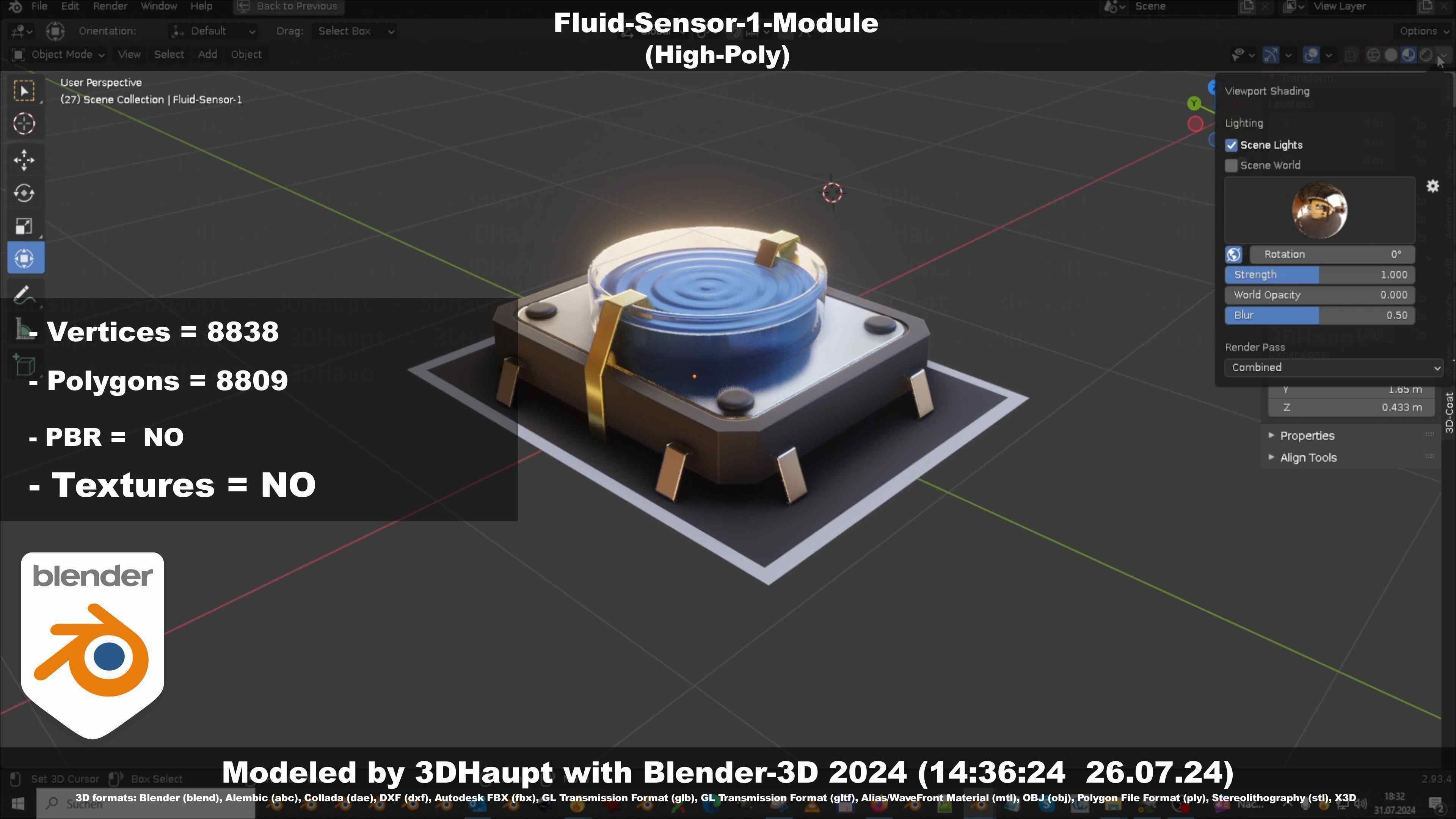 Fluid-Sensor-1-Module 3D model_105