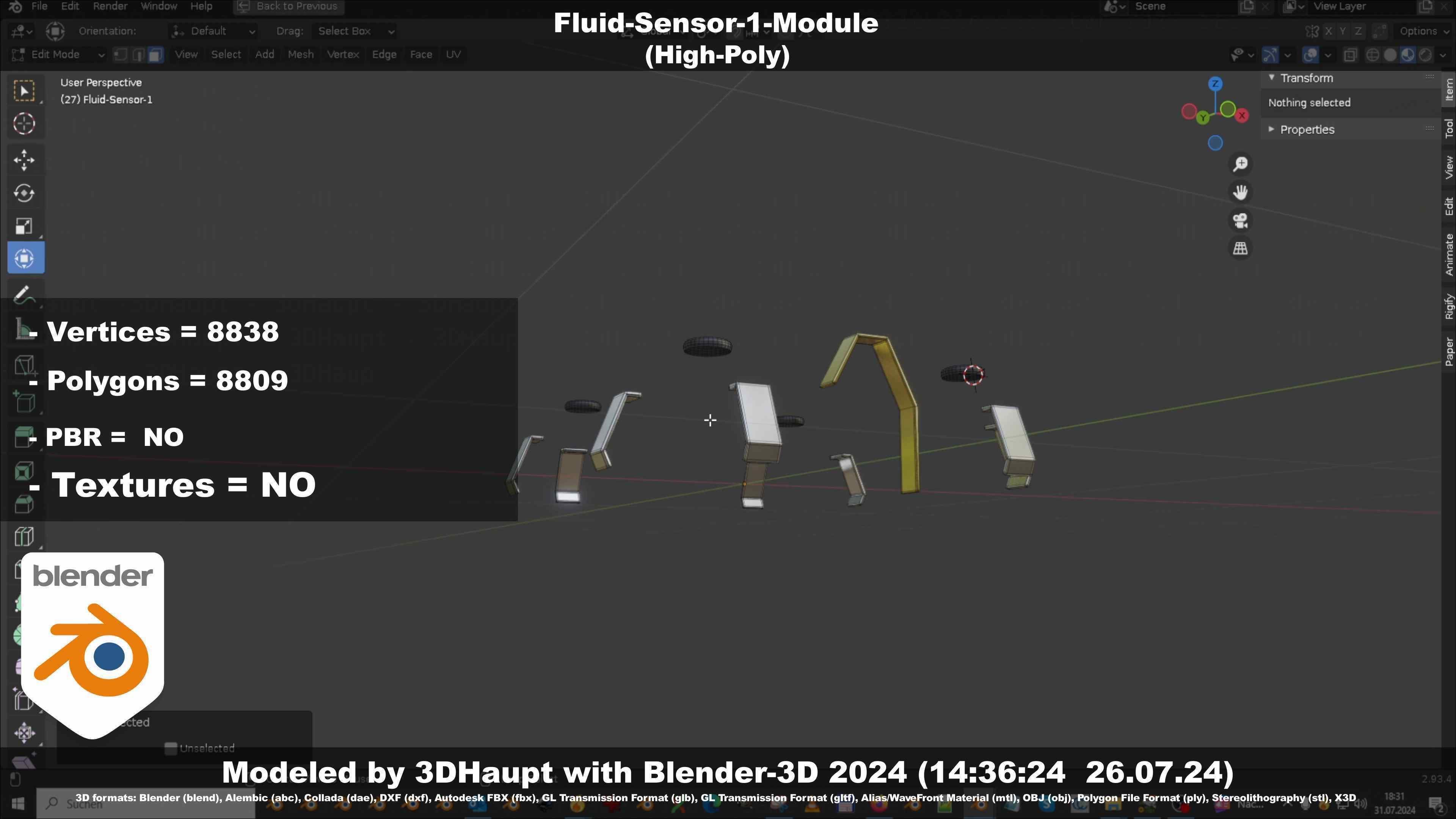 Fluid-Sensor-1-Module 3D model_52
