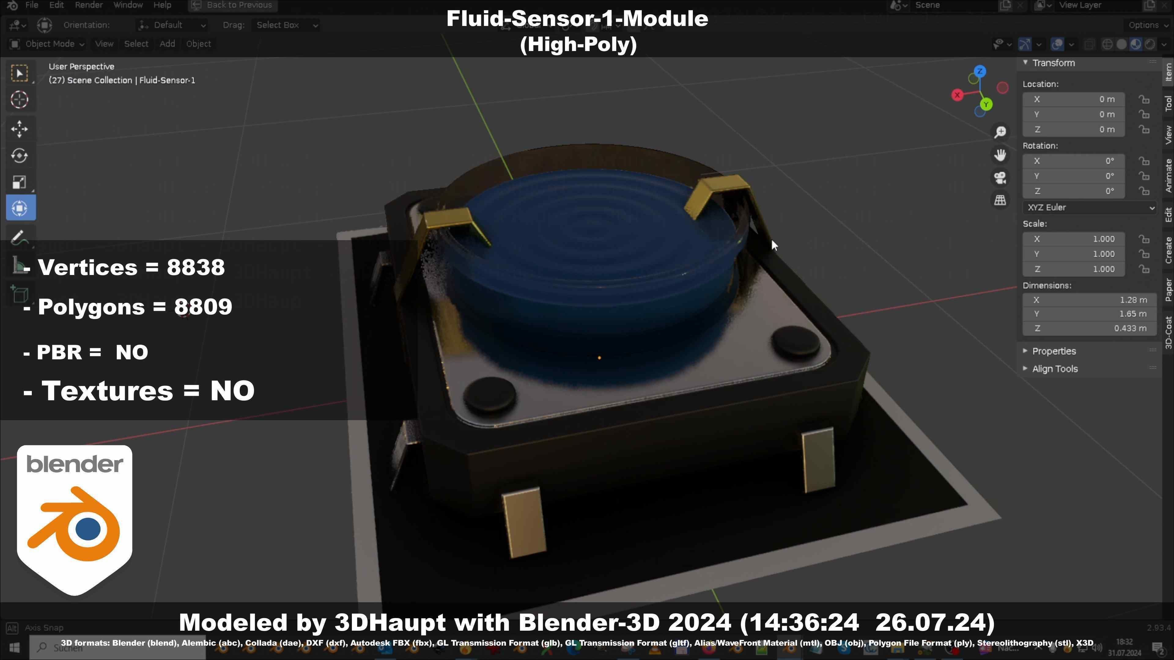Fluid-Sensor-1-Module 3D model_65