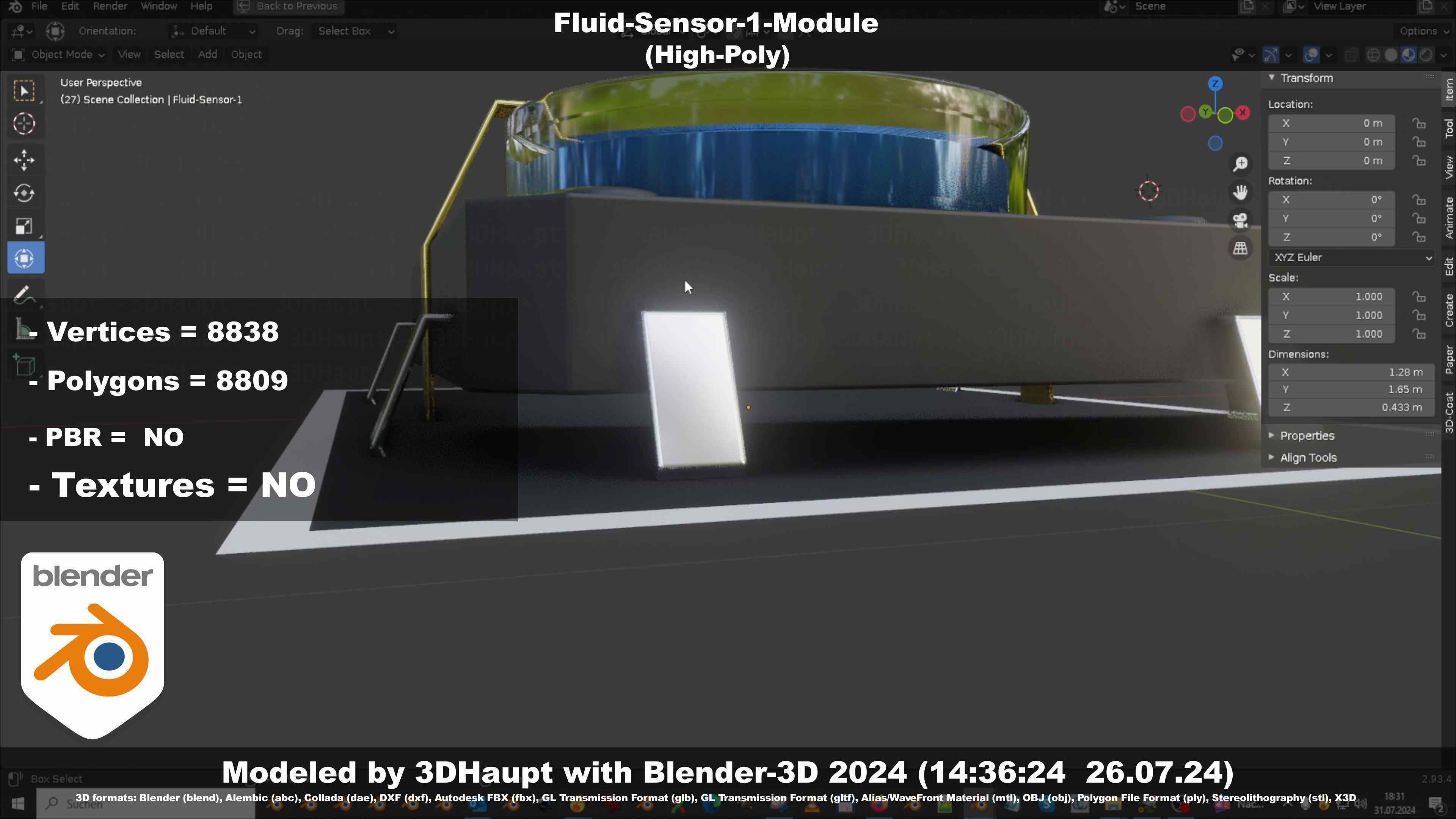 Fluid-Sensor-1-Module 3D model_96