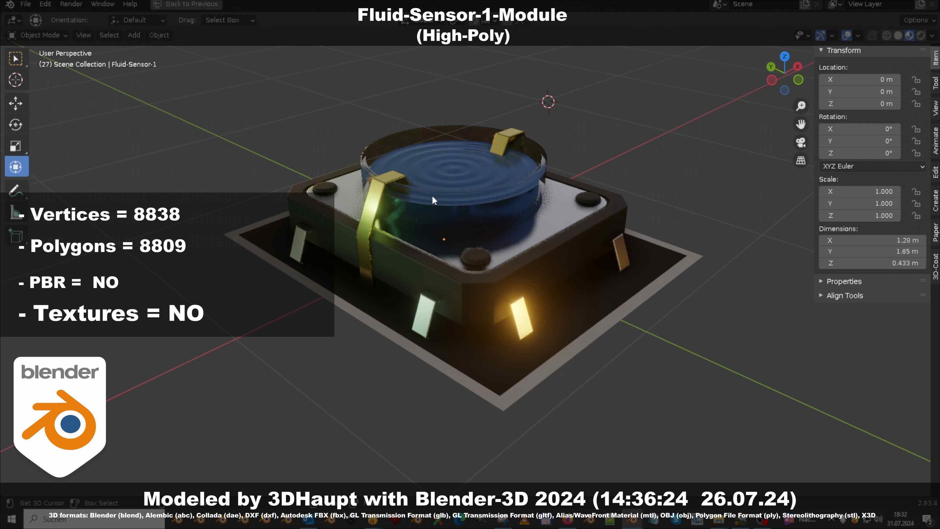 Fluid-Sensor-1-Module 3D model_63