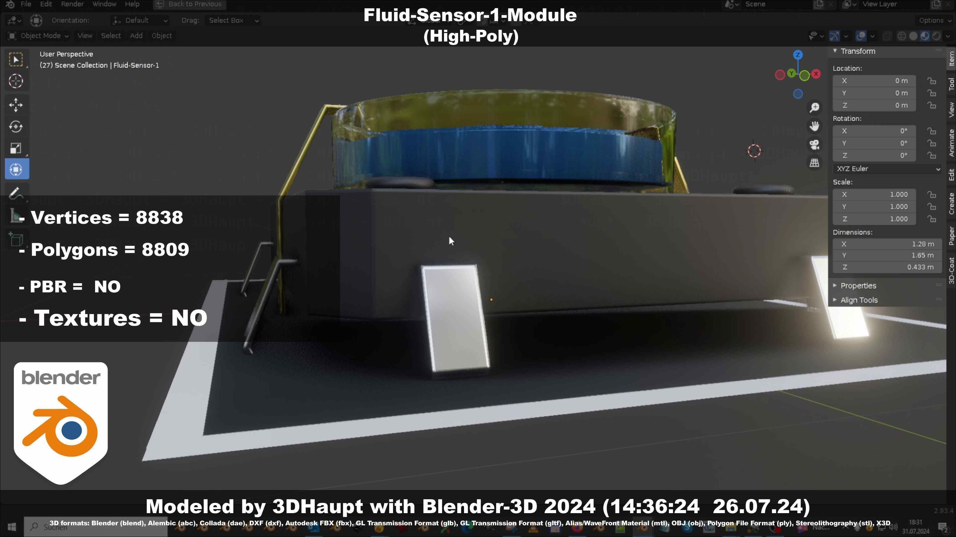 Fluid-Sensor-1-Module 3D model_138