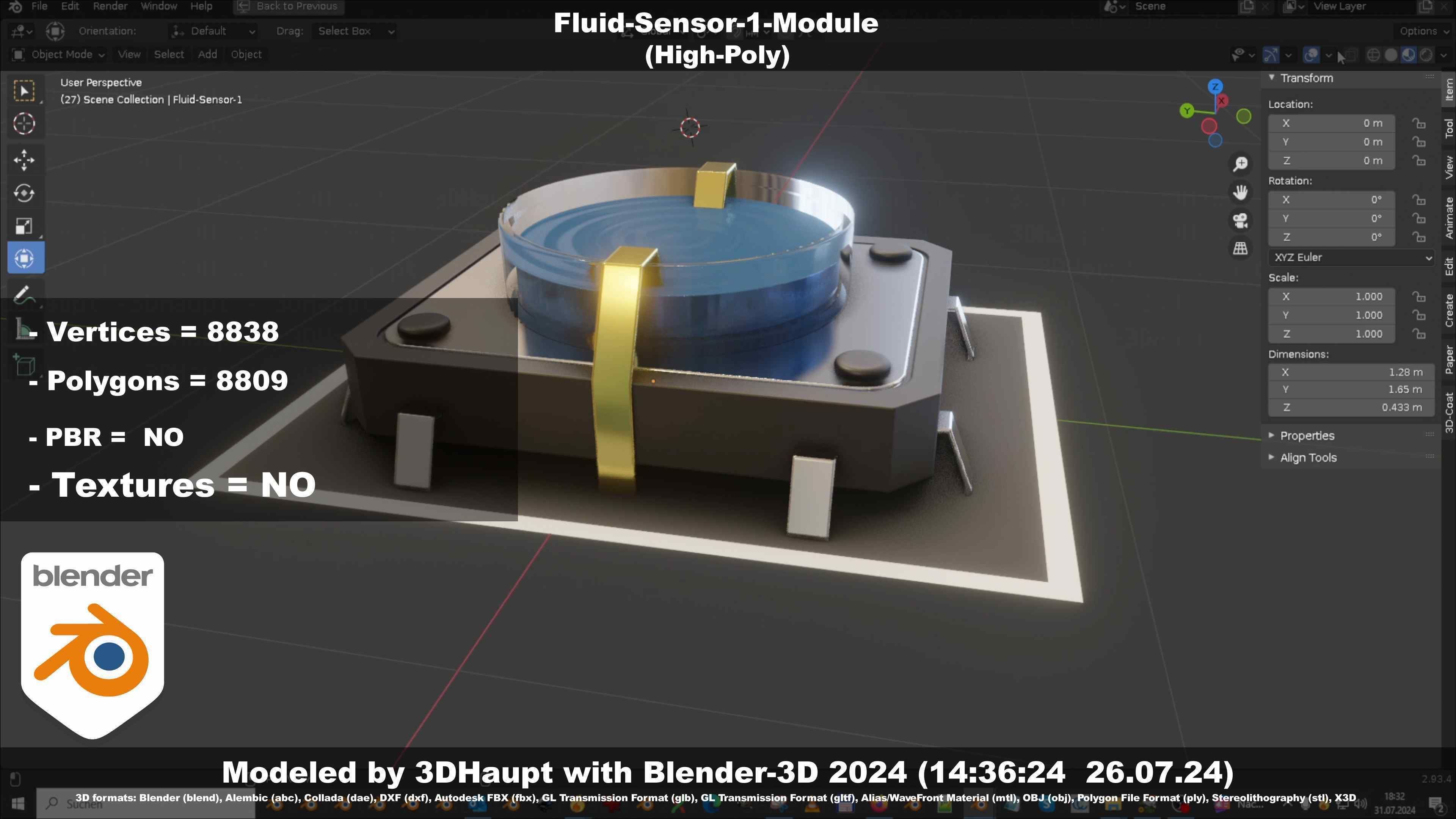 Fluid-Sensor-1-Module 3D model_71