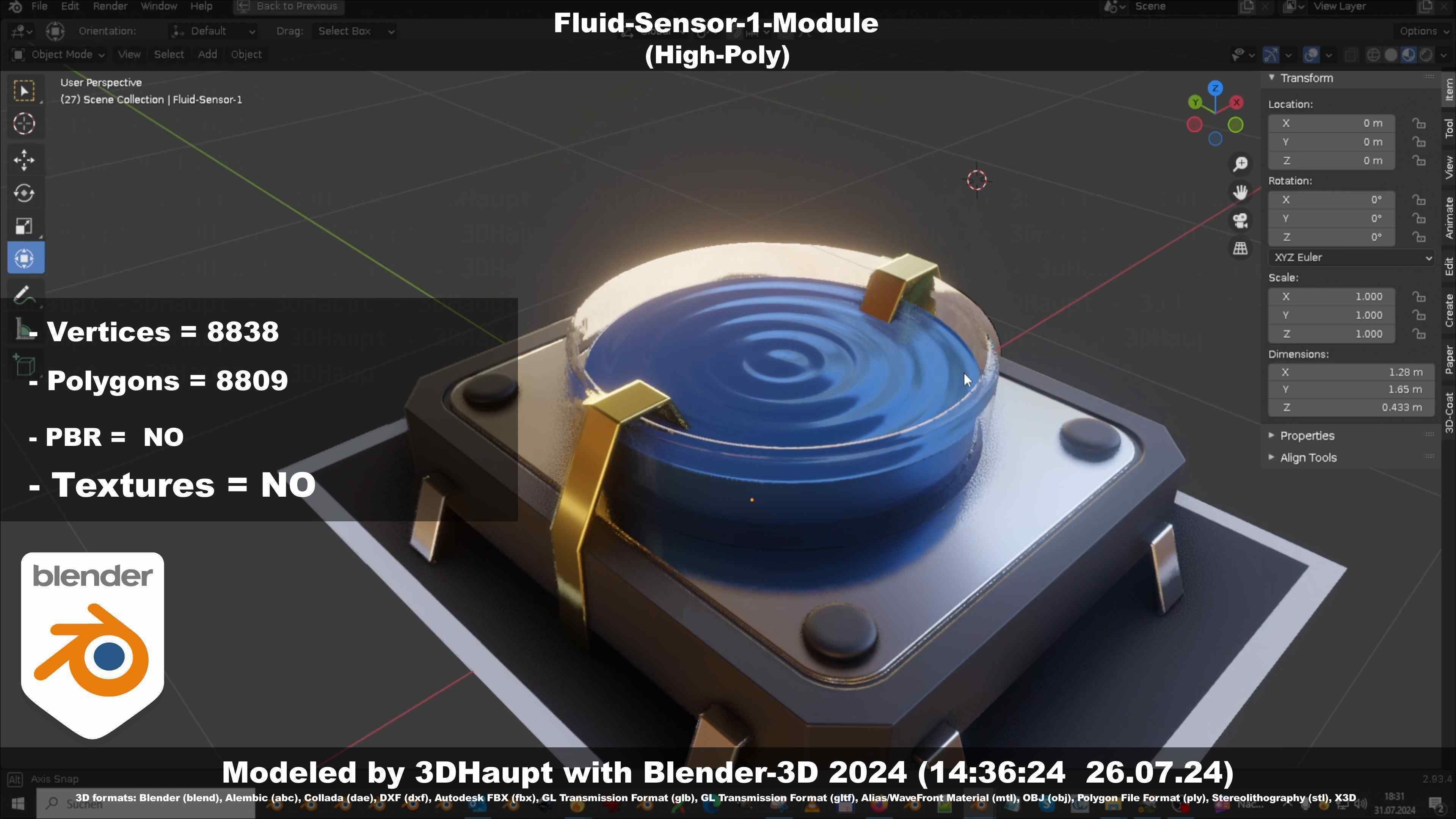 Fluid-Sensor-1-Module 3D model_6