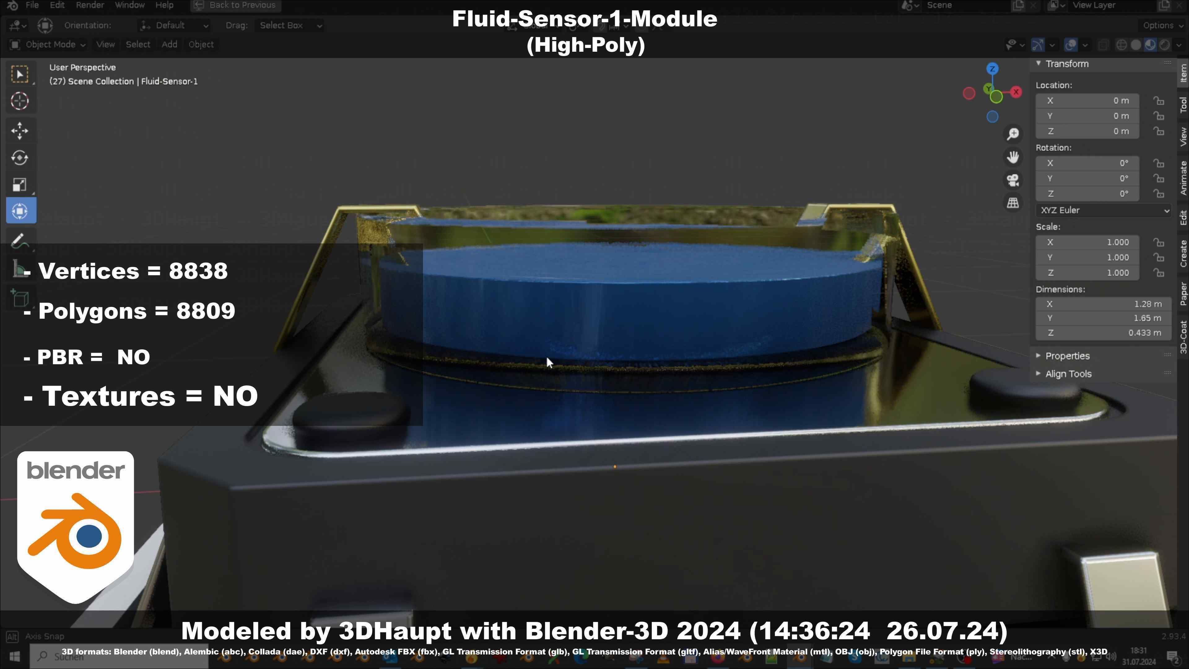 Fluid-Sensor-1-Module 3D model_97