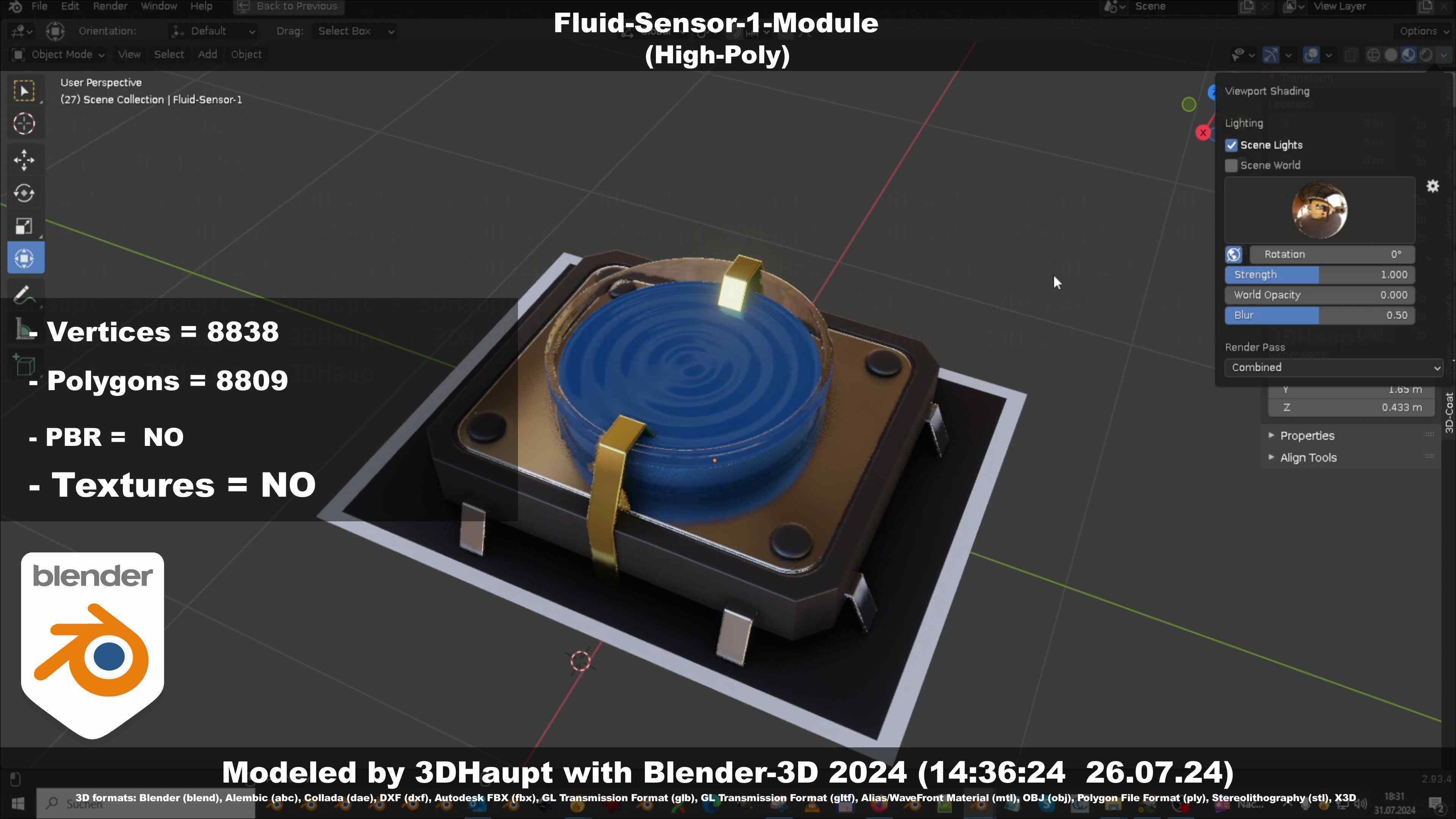 Fluid-Sensor-1-Module 3D model_4