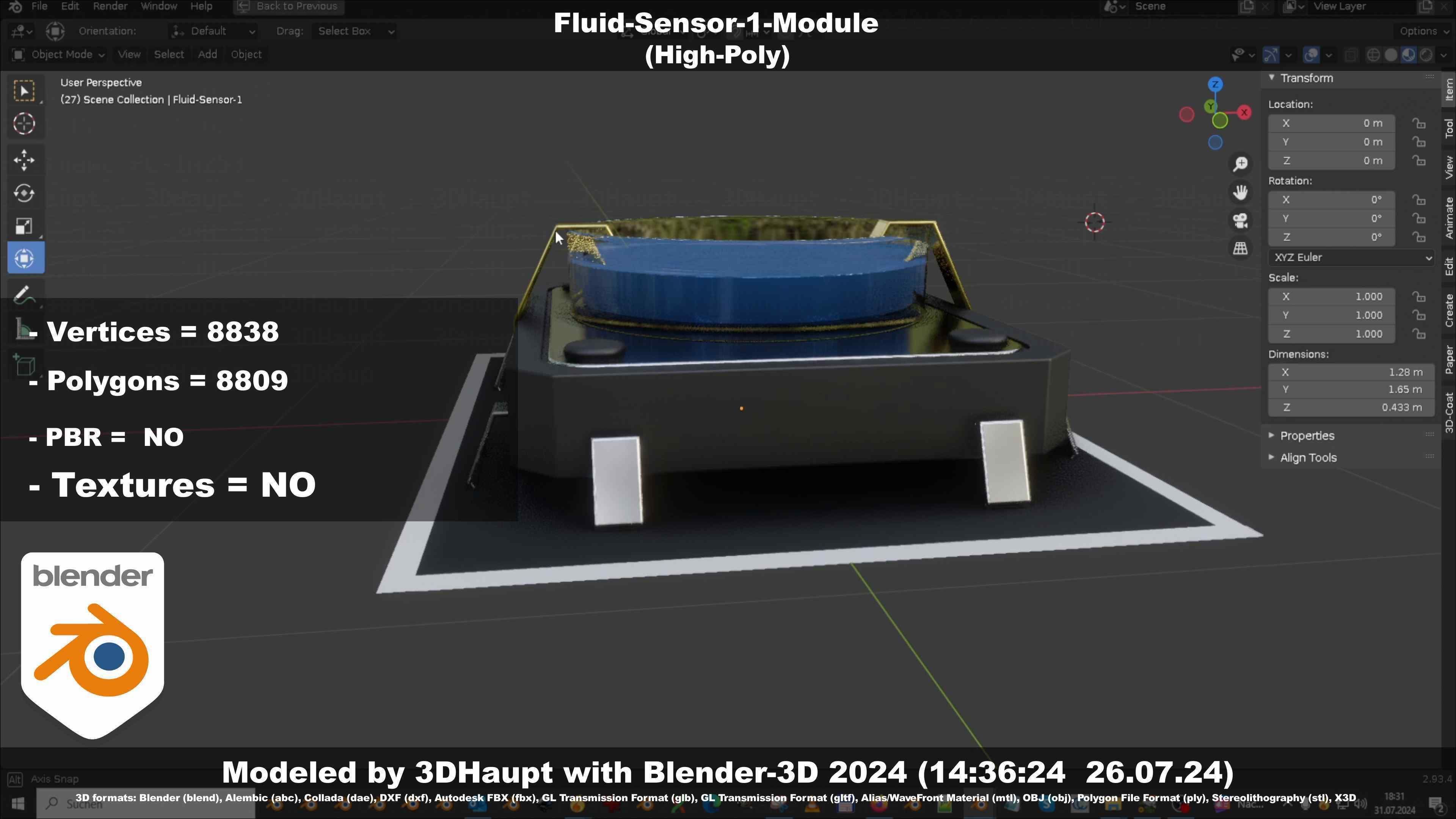 Fluid-Sensor-1-Module 3D model_64