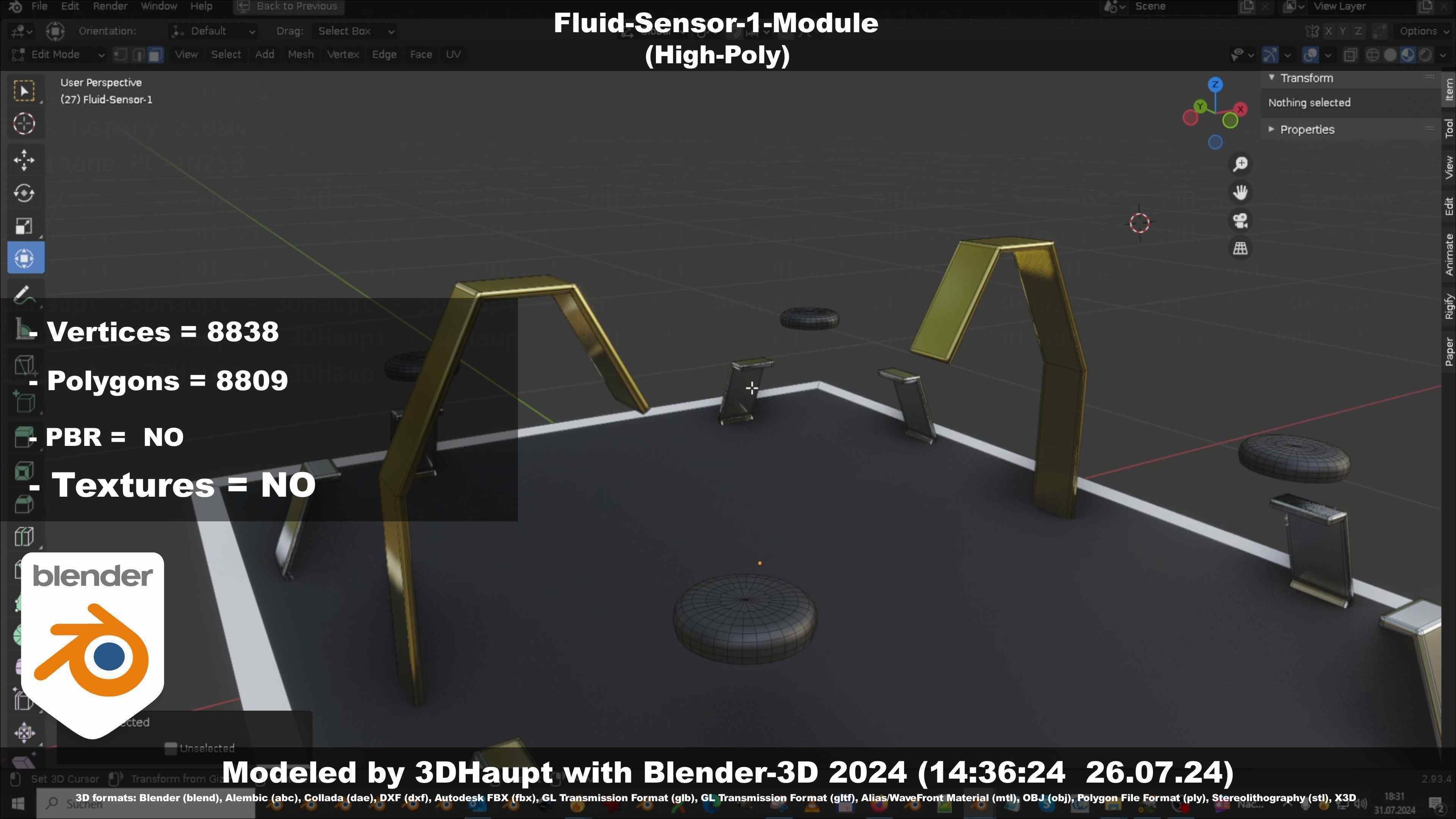 Fluid-Sensor-1-Module 3D model_132