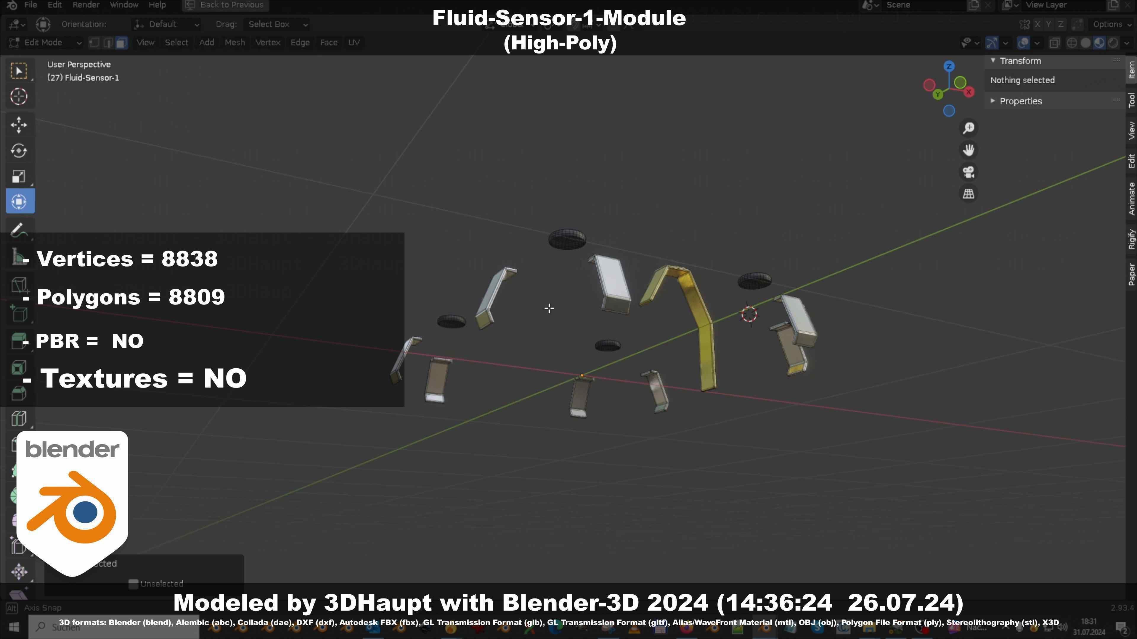 Fluid-Sensor-1-Module 3D model_51
