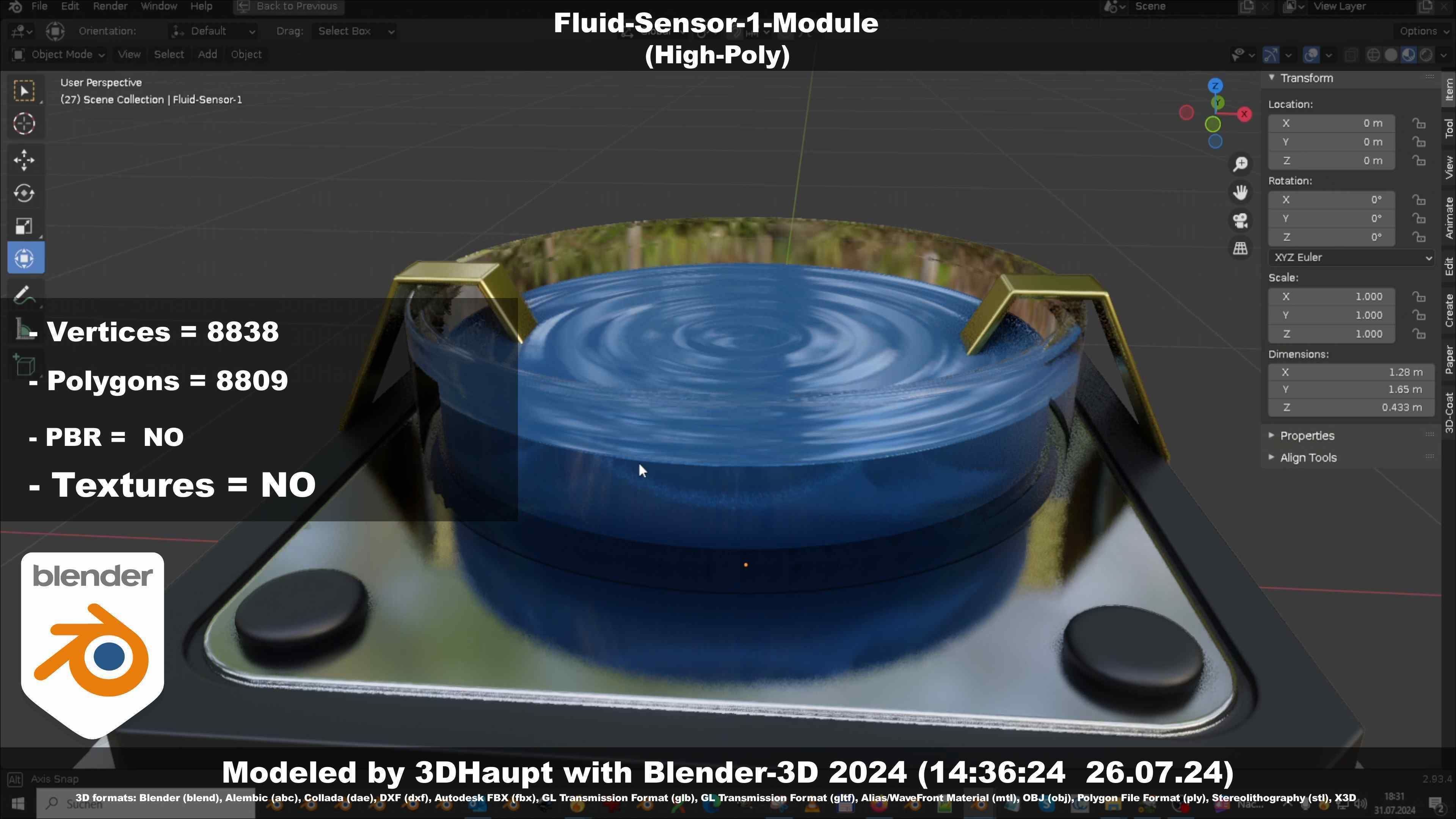 Fluid-Sensor-1-Module 3D model_99