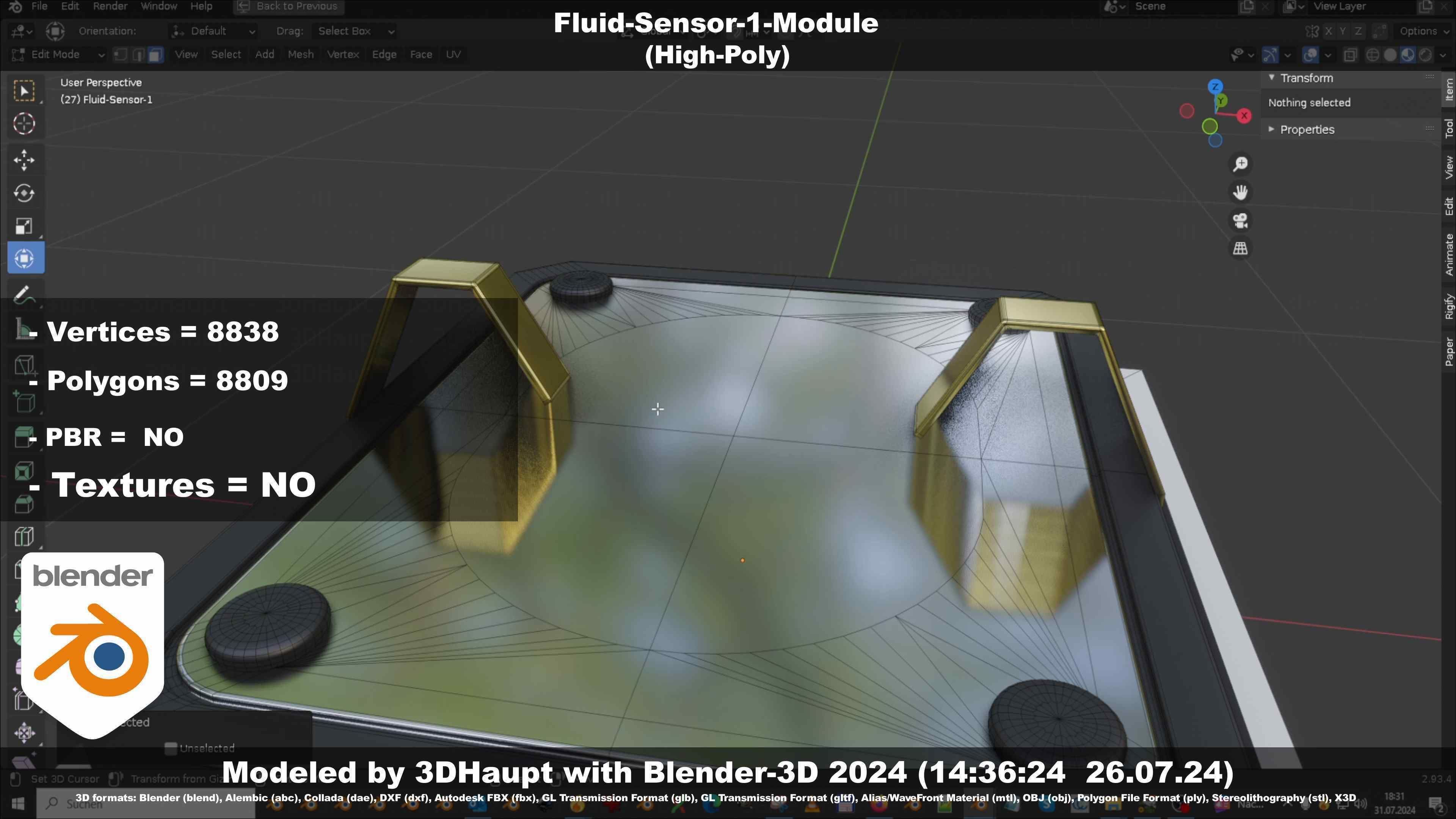 Fluid-Sensor-1-Module 3D model_121