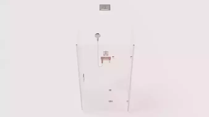 Shower 3d model set