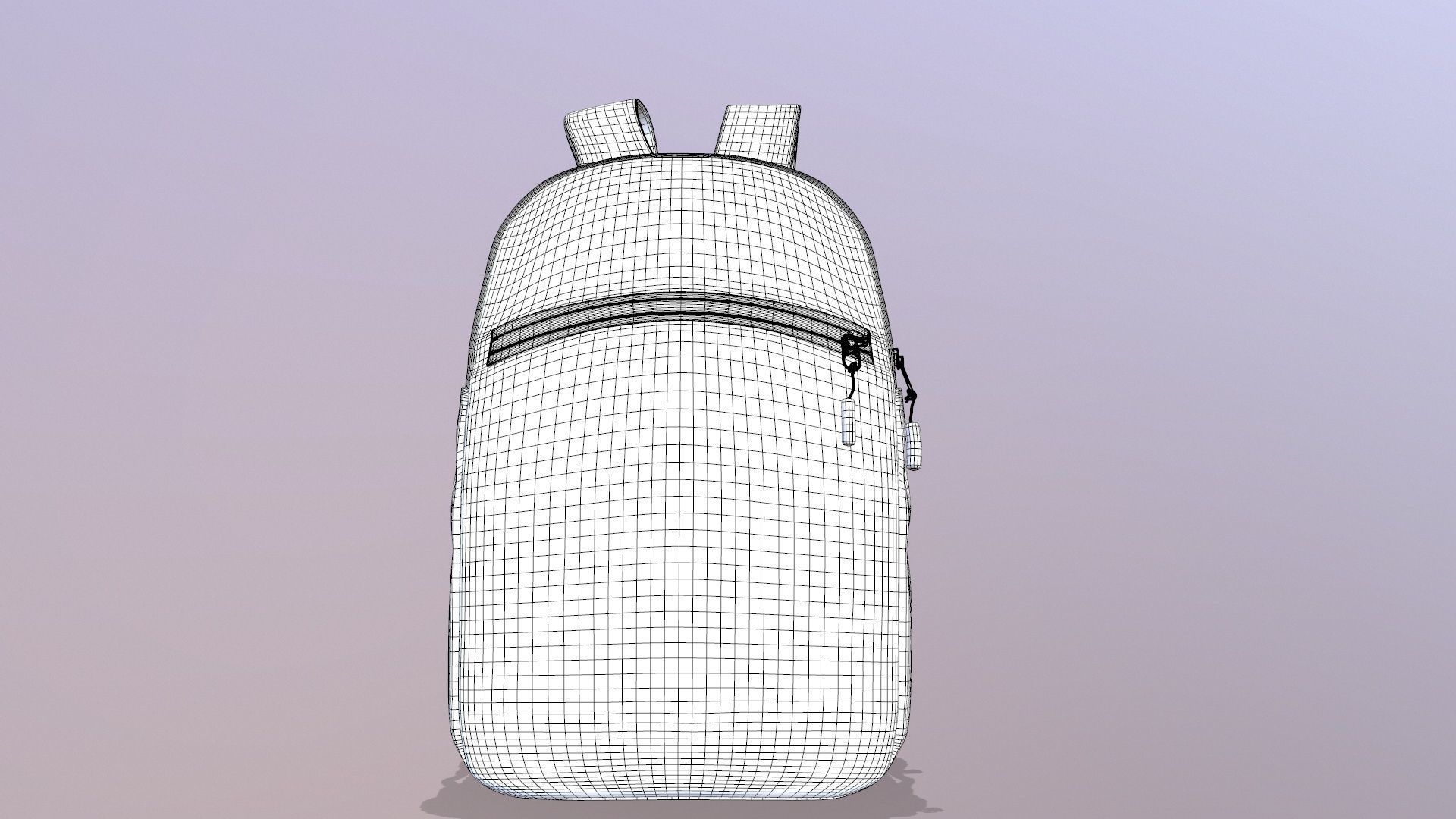School Bag 3D model_16