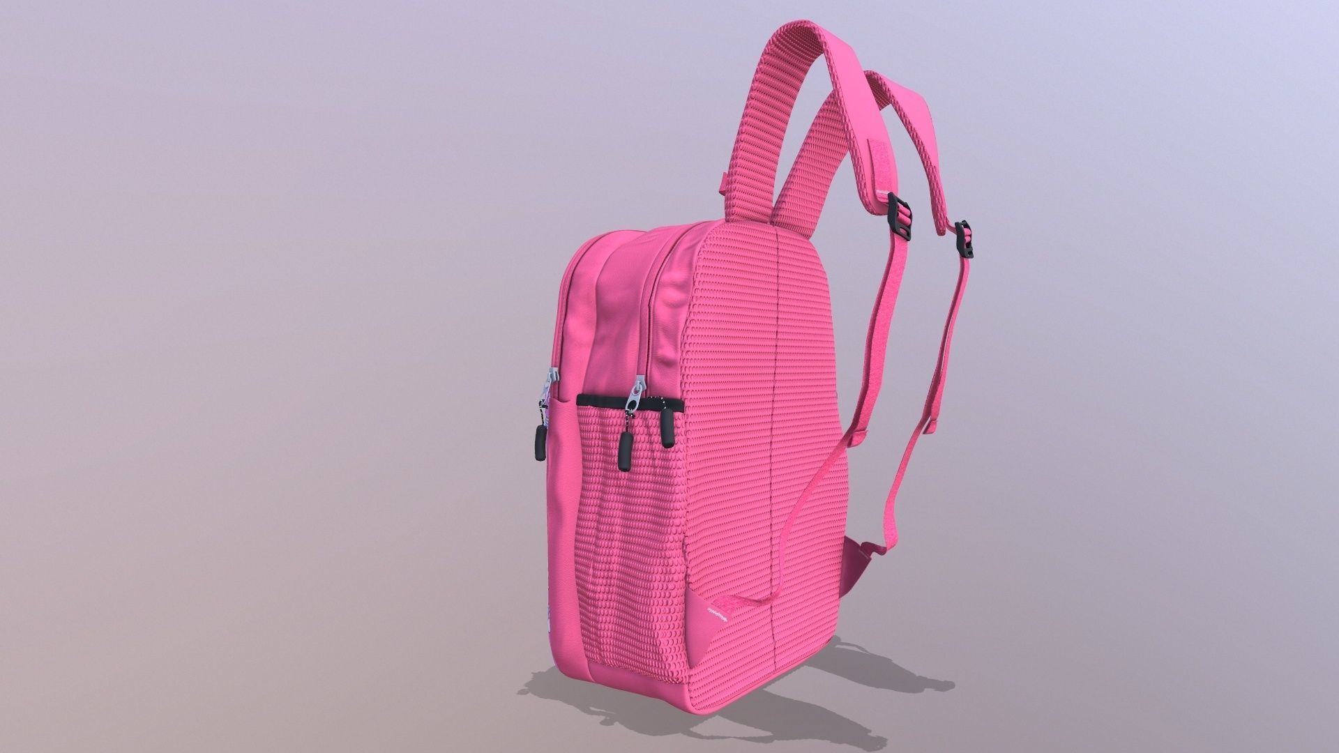 School Bag 3D model_7